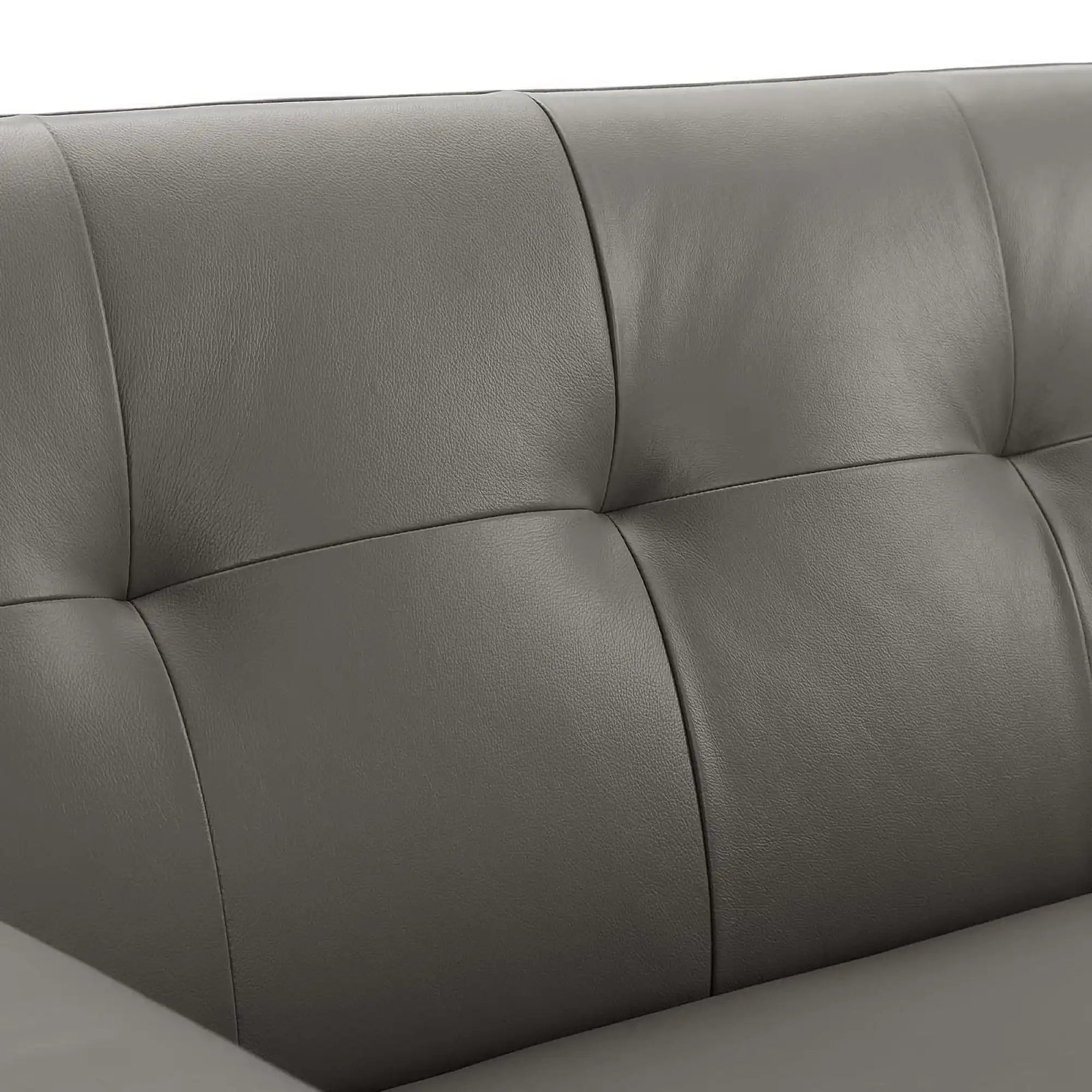 Engage Top-Grain Leather Living Room Lounge Sofa by Modway - Best Buy Furniture