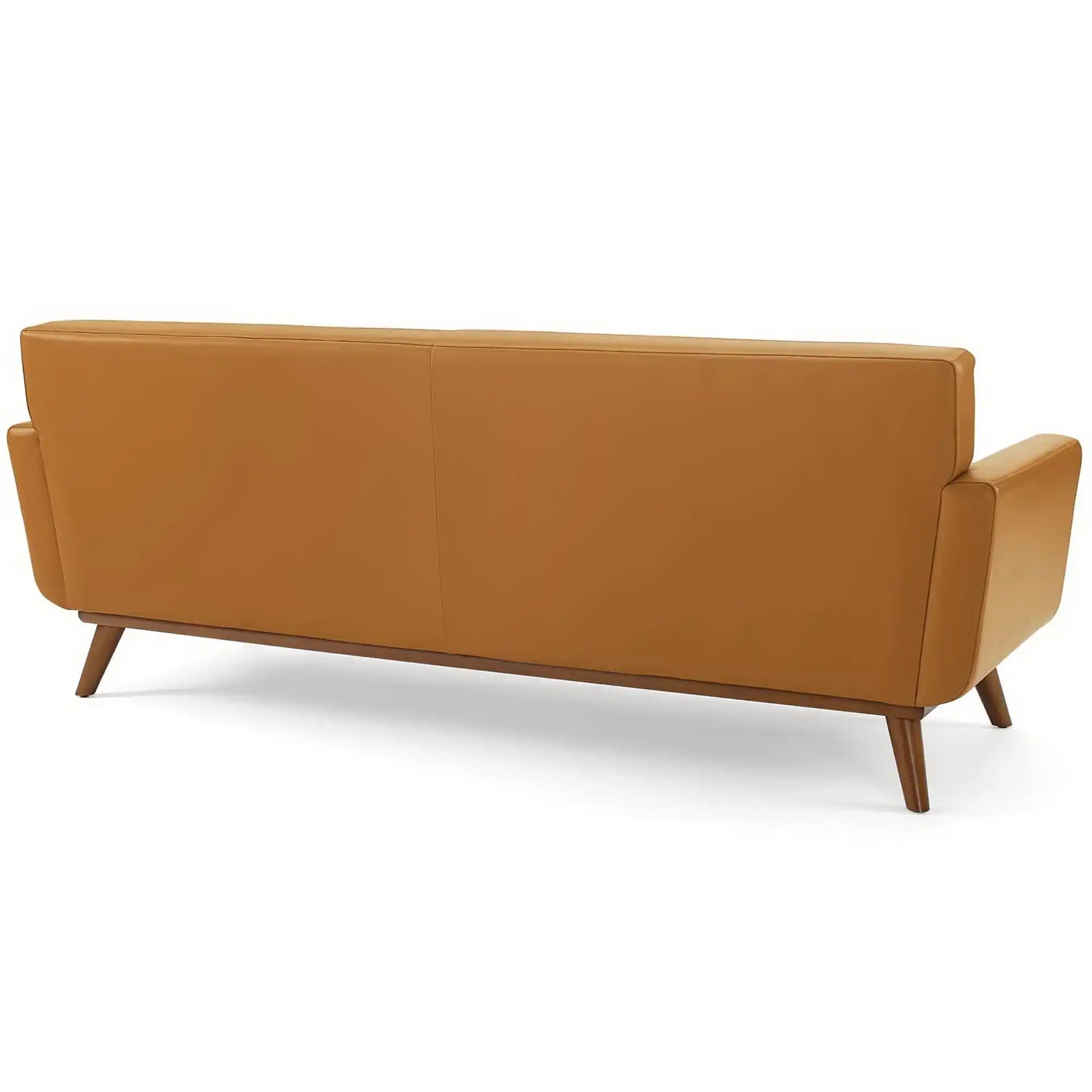 Engage Top-Grain Leather Living Room Lounge Sofa by Modway - Best Buy Furniture