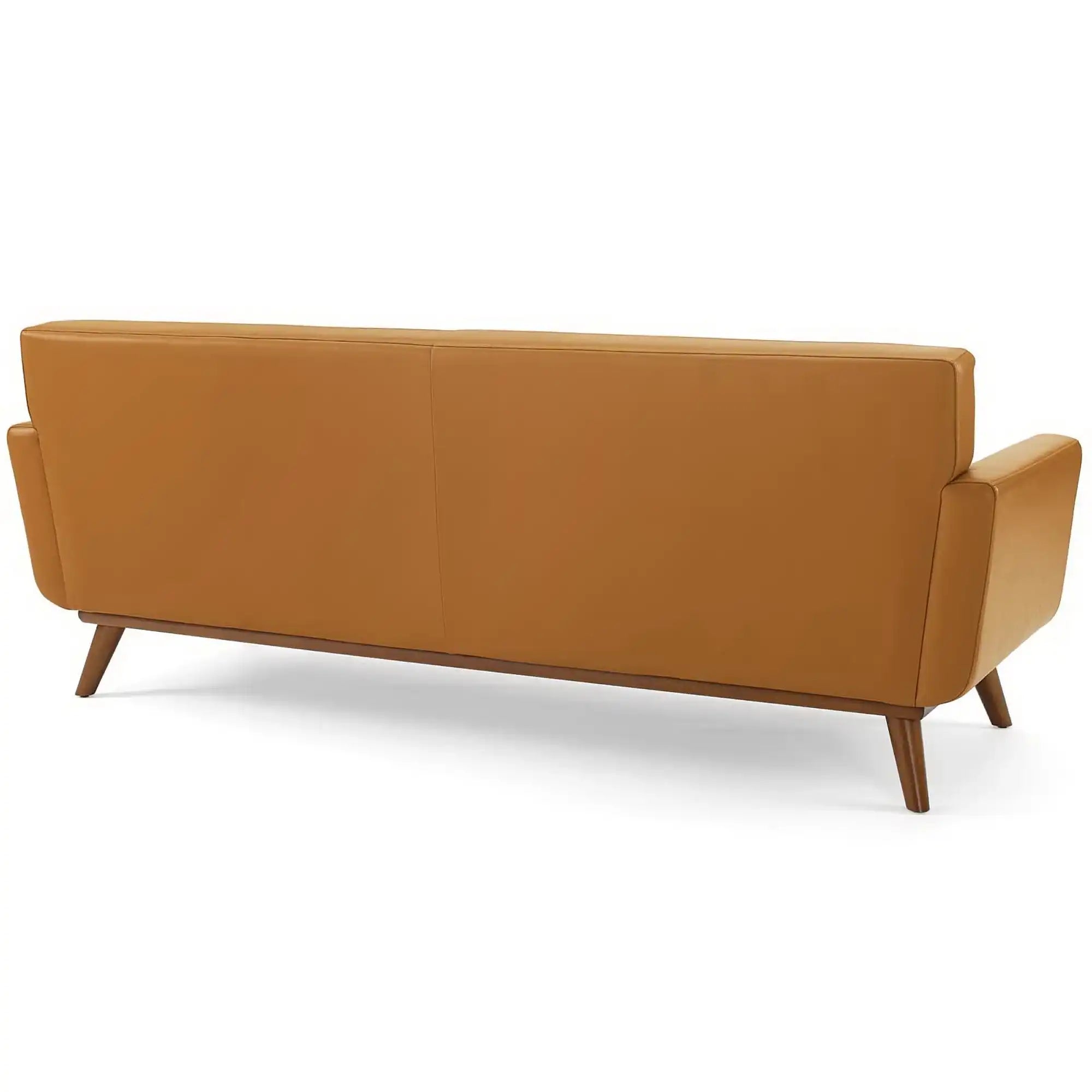 Engage Top-Grain Leather Living Room Lounge Sofa by Modway - Best Buy Furniture