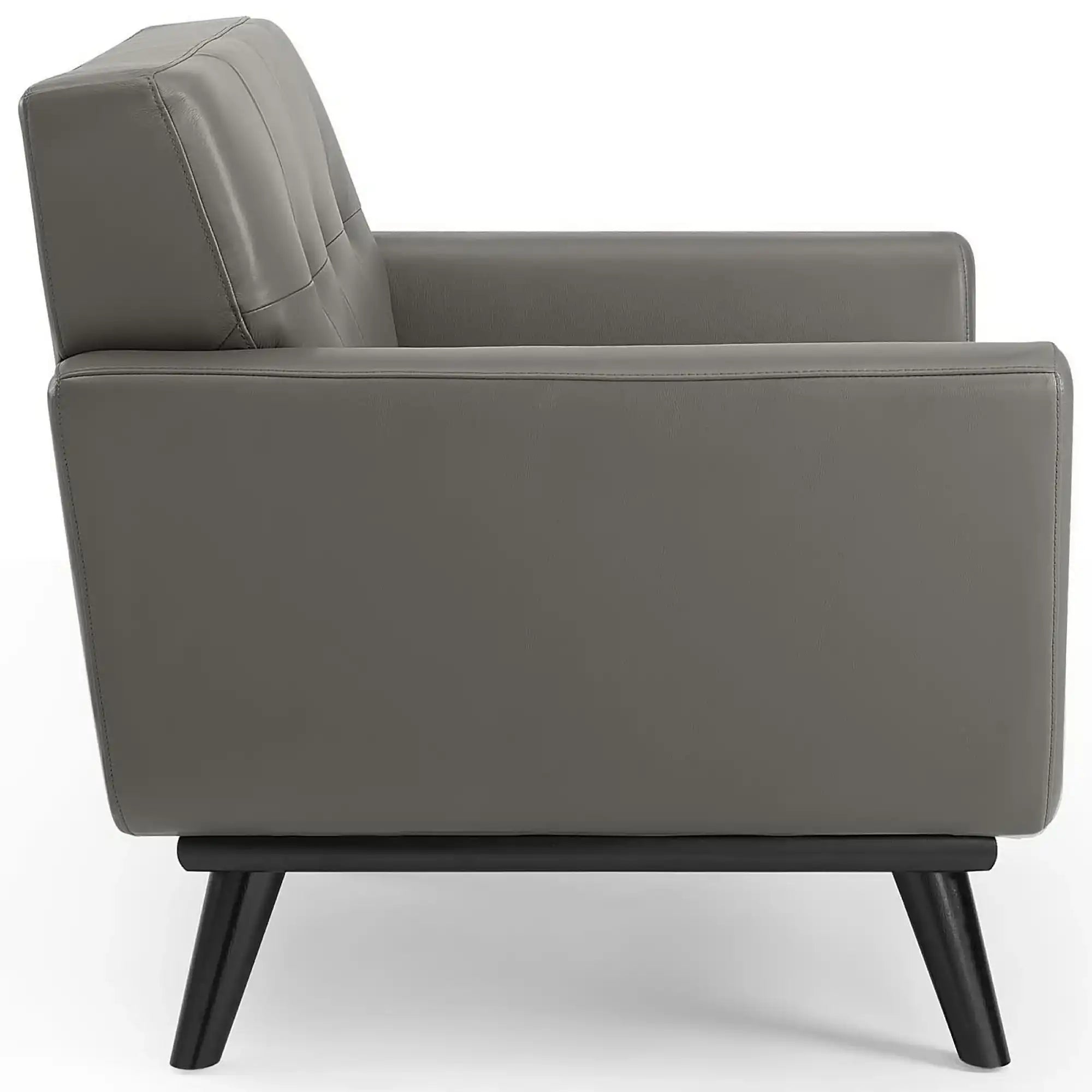 Engage Top-Grain Leather Living Room Lounge Accent Armchair by Modway - Best Buy Furniture