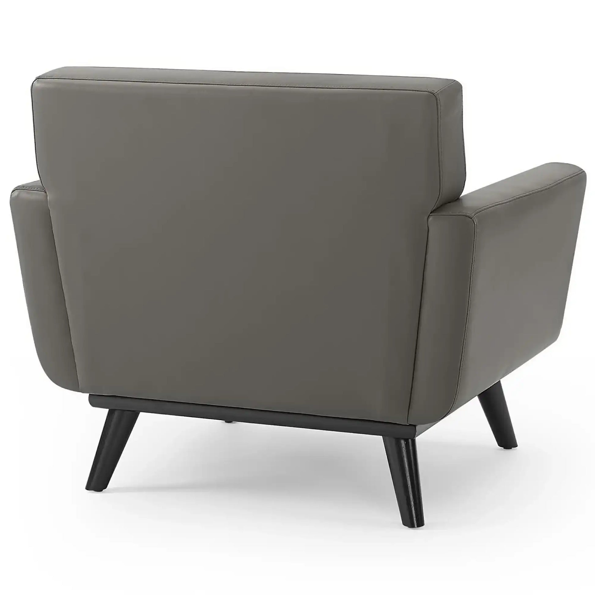 Engage Top-Grain Leather Living Room Lounge Accent Armchair by Modway - Best Buy Furniture