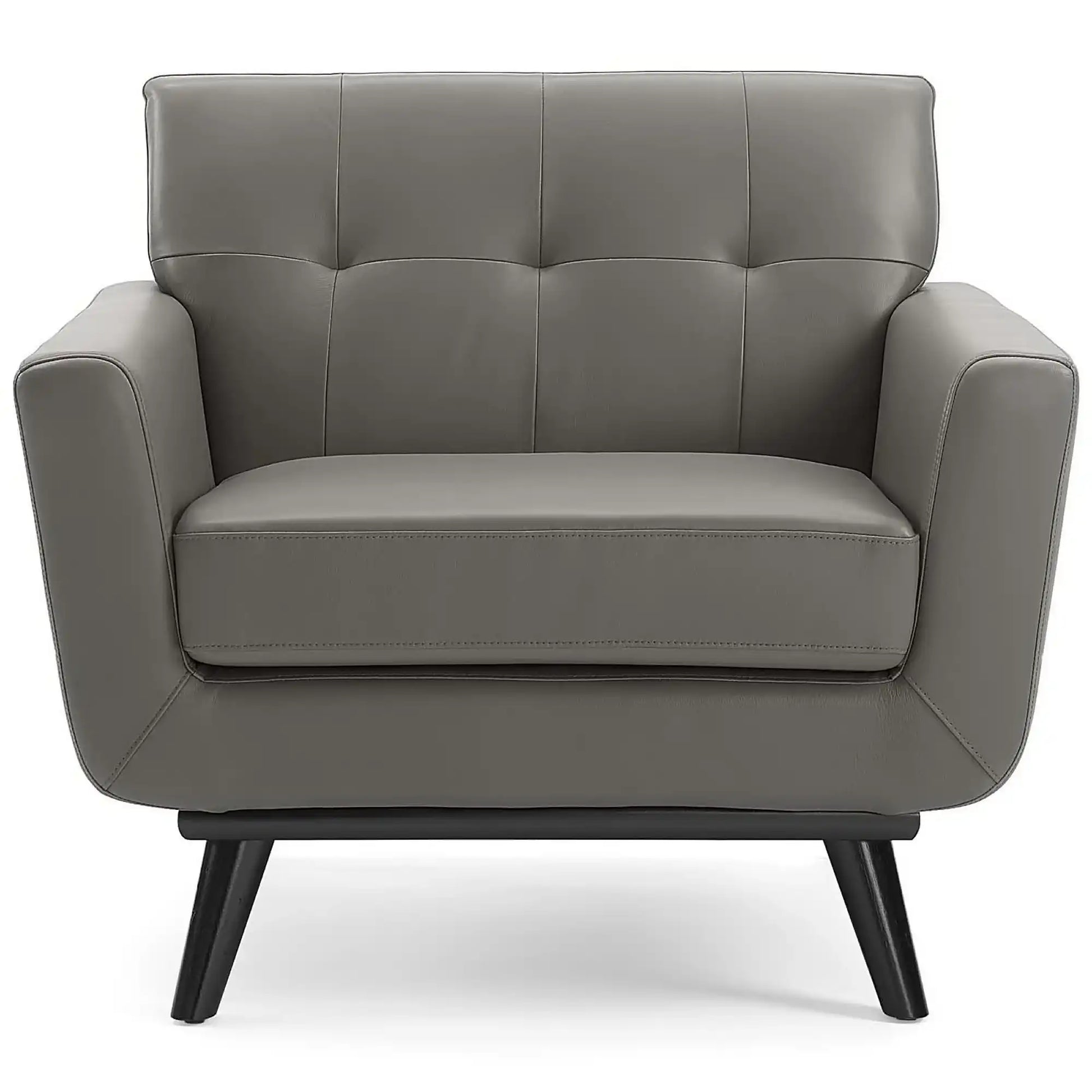 Engage Top-Grain Leather Living Room Lounge Accent Armchair by Modway - Best Buy Furniture