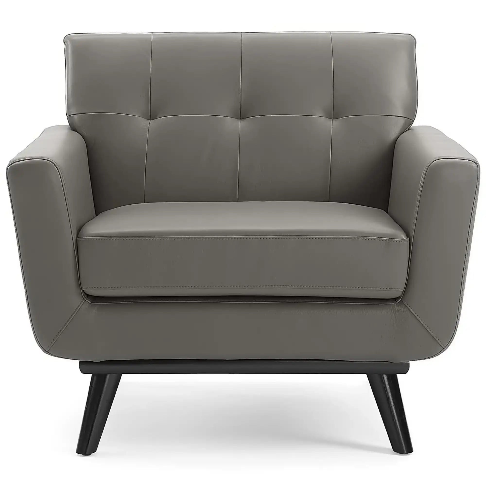 Engage Top-Grain Leather Living Room Lounge Accent Armchair by Modway - Best Buy Furniture