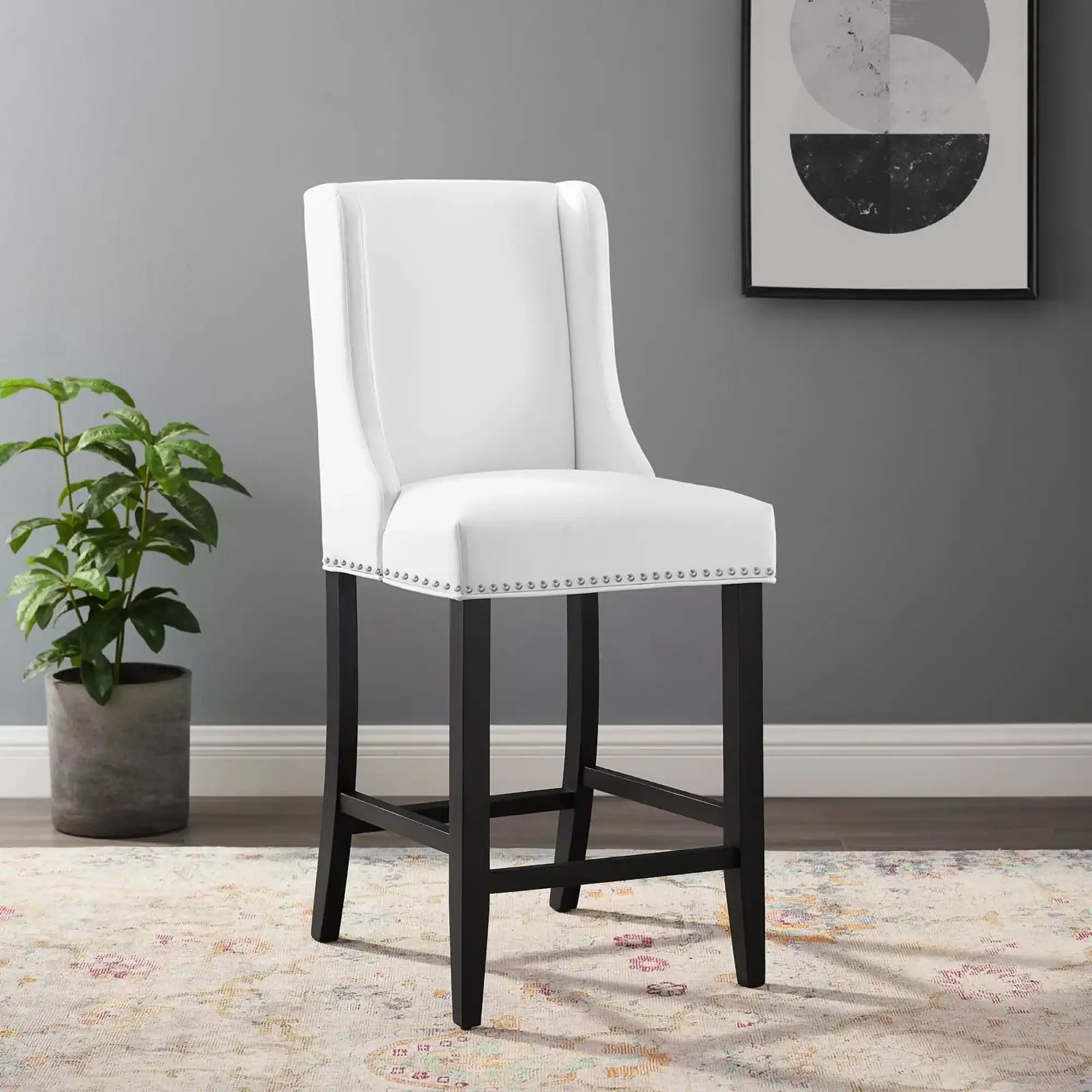 Baron Faux Leather Counter Stool by Modway - Best Buy Furniture