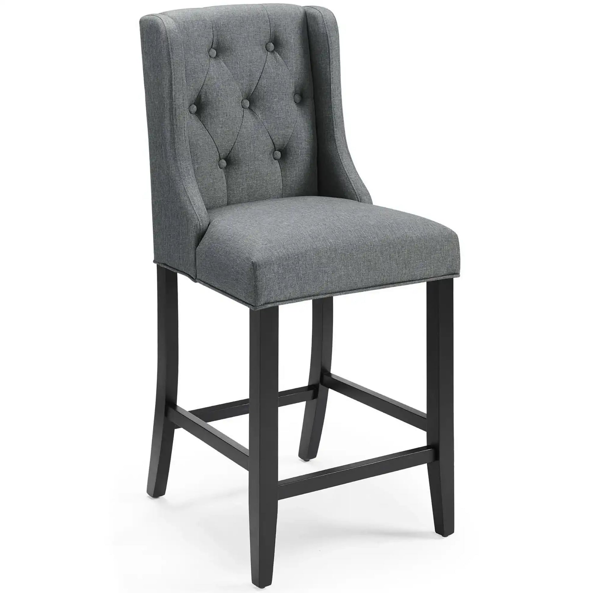 Baronet Tufted Button Upholstered Fabric Counter Stool by Modway - Best Buy Furniture