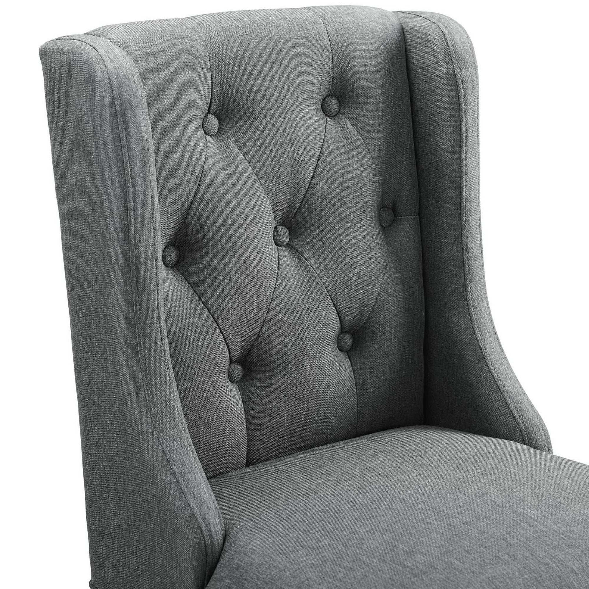 Baronet Tufted Button Upholstered Fabric Counter Stool by Modway - Best Buy Furniture
