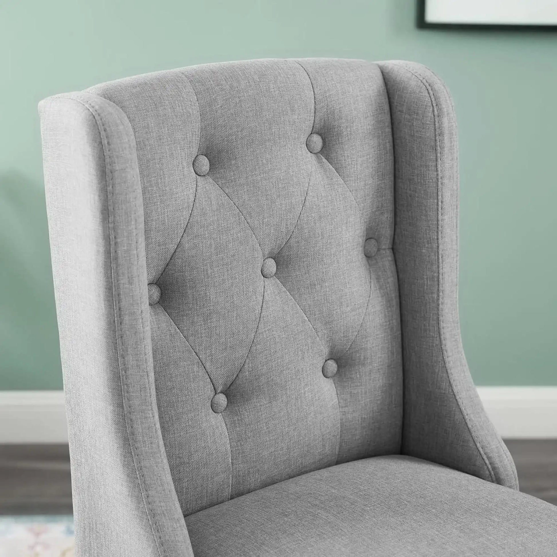 Baronet Tufted Button Upholstered Fabric Counter Stool by Modway - Best Buy Furniture