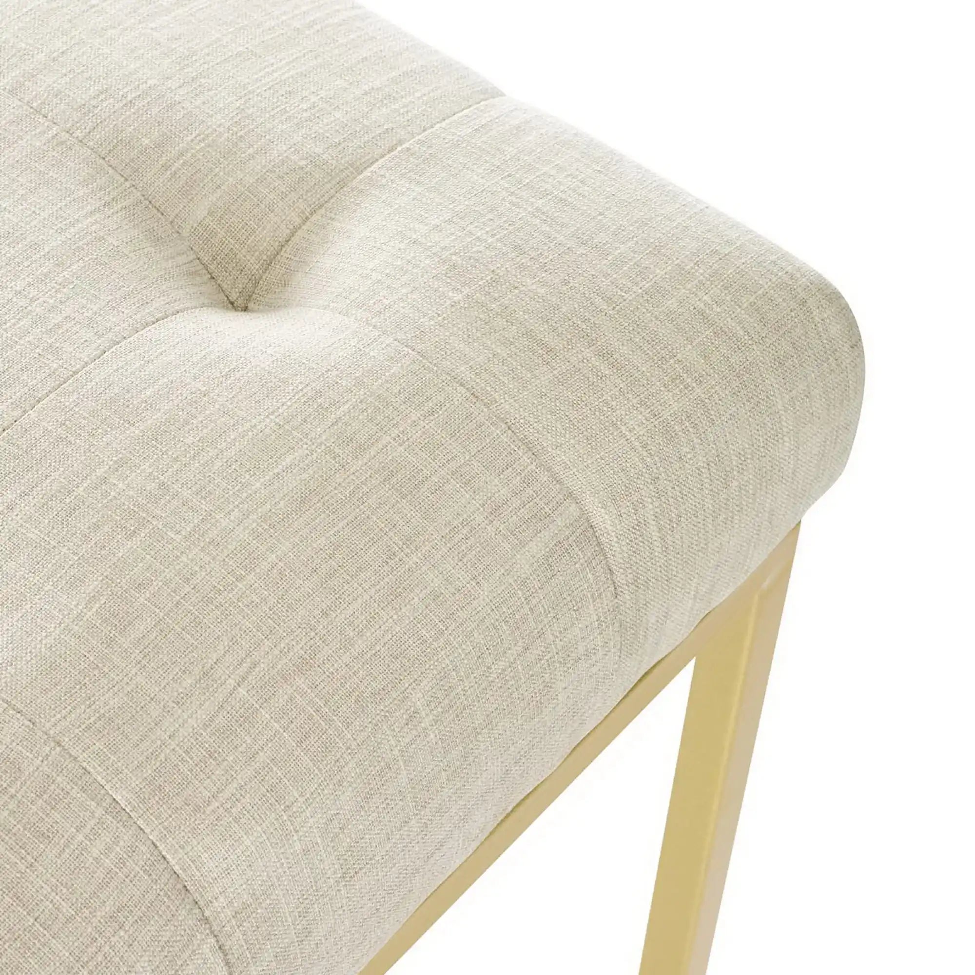 Privy Gold Stainless Steel Upholstered Fabric Dining Accent Chair by Modway - Best Buy Furniture