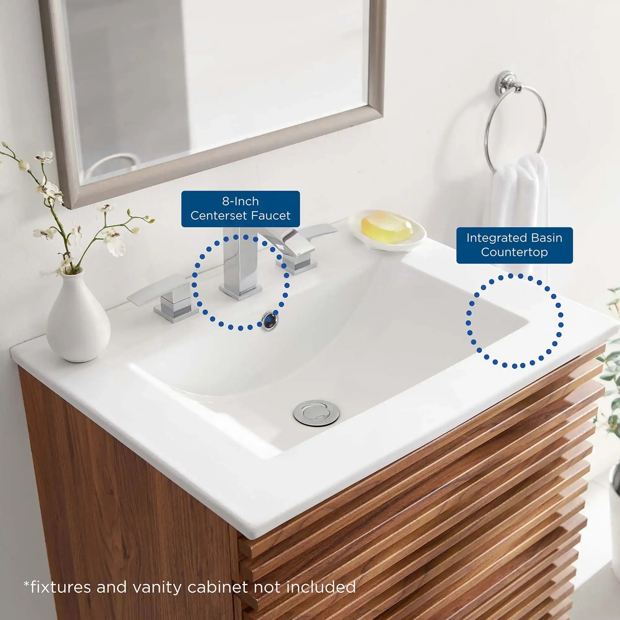 Cayman 24" Bathroom Sink by Modway - Best Buy Furniture