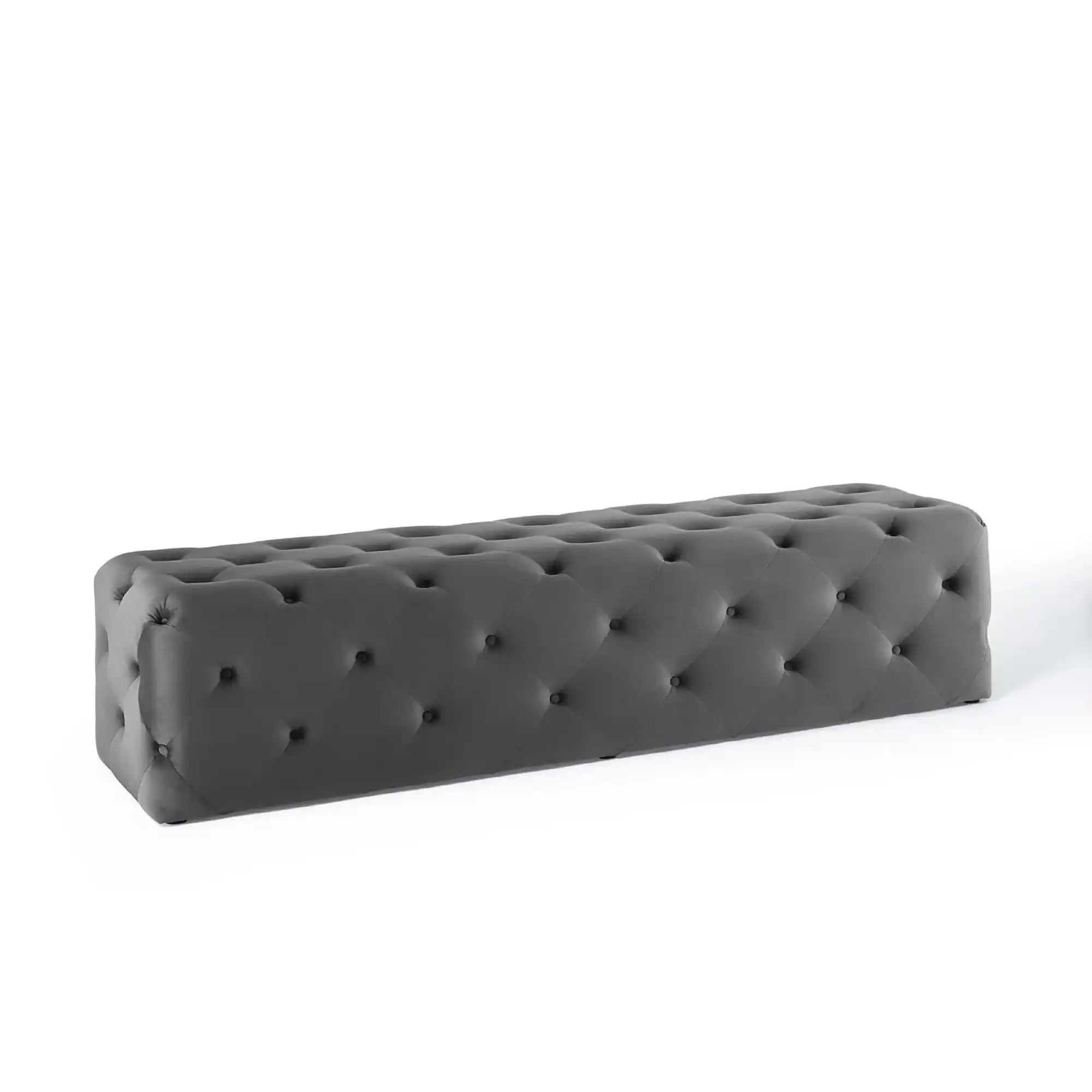 Amour 72" Tufted Button Entryway Performance Velvet Bench by Modway - Best Buy Furniture