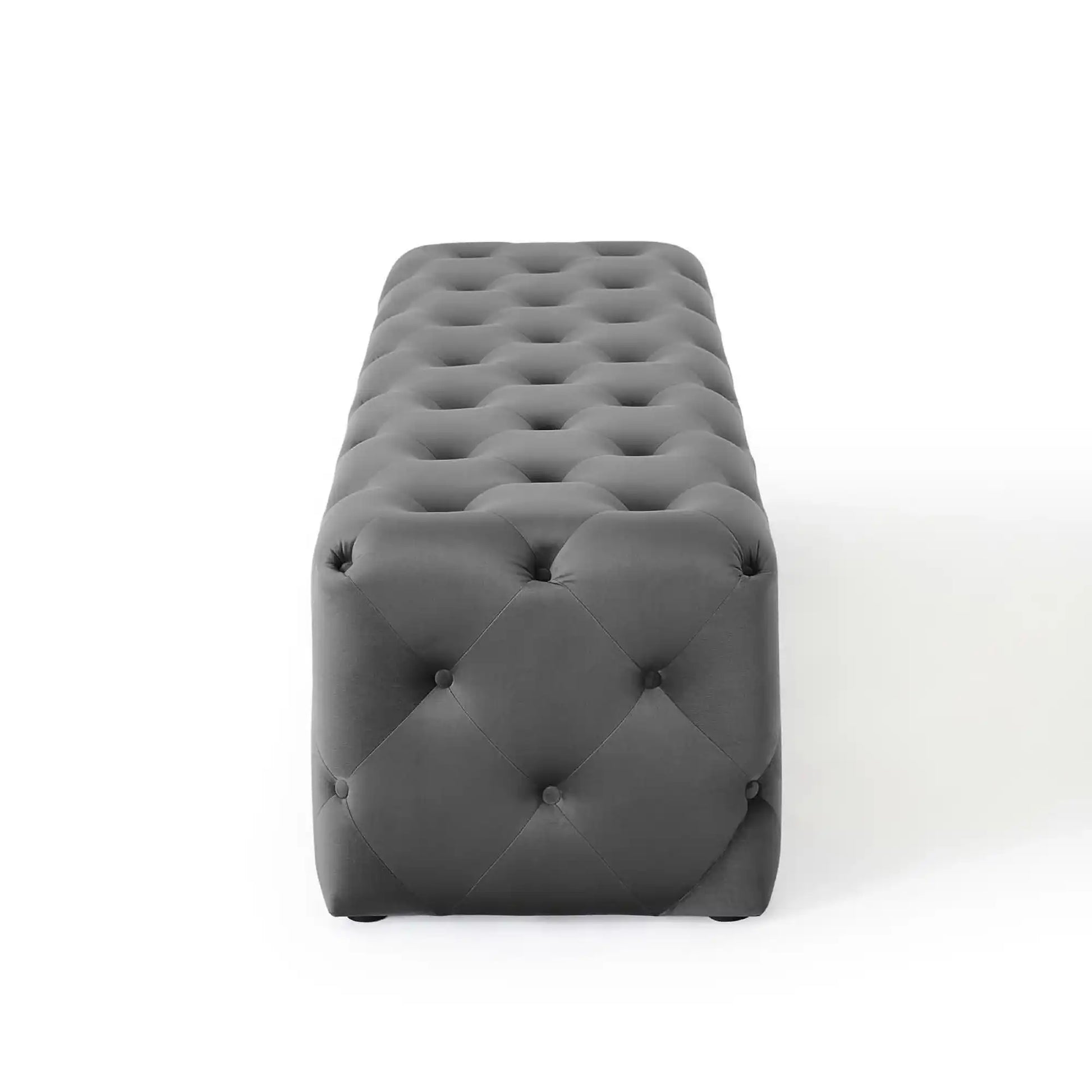 Amour 72" Tufted Button Entryway Performance Velvet Bench by Modway - Best Buy Furniture