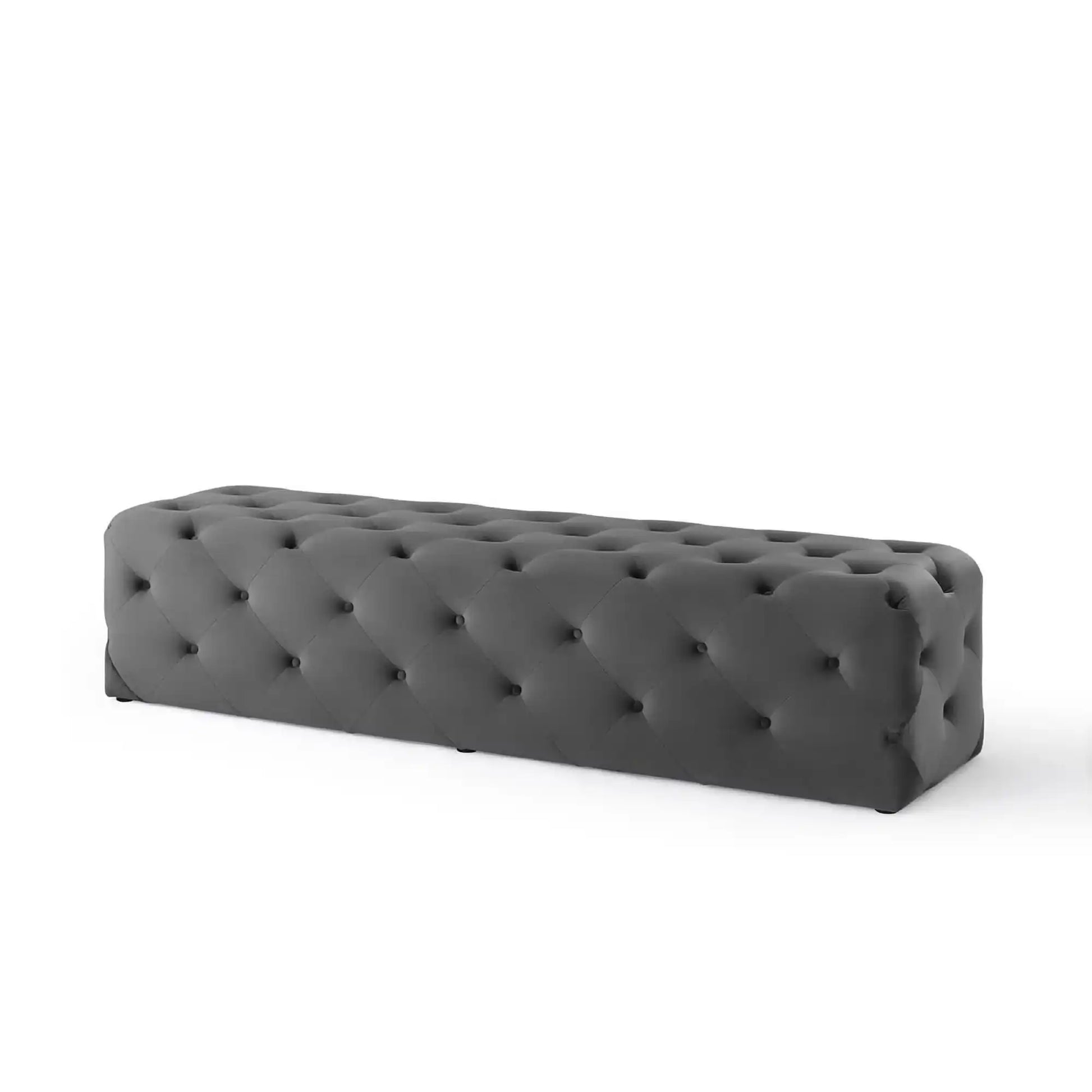 Amour 72" Tufted Button Entryway Performance Velvet Bench by Modway - Best Buy Furniture