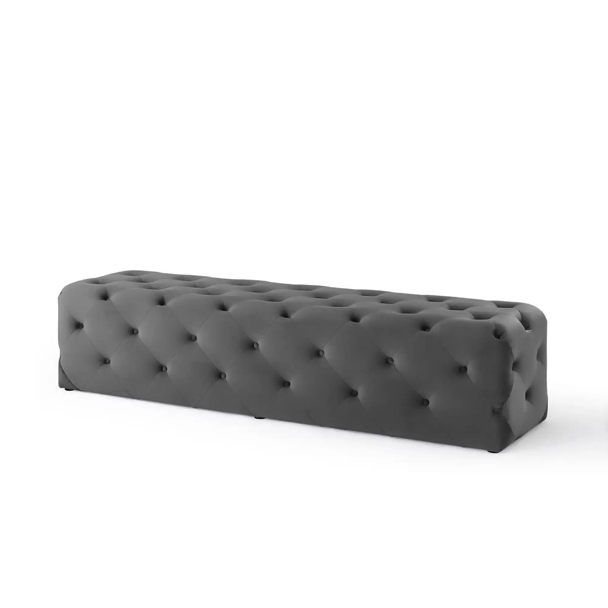 Amour 72" Tufted Button Entryway Performance Velvet Bench by Modway - Best Buy Furniture