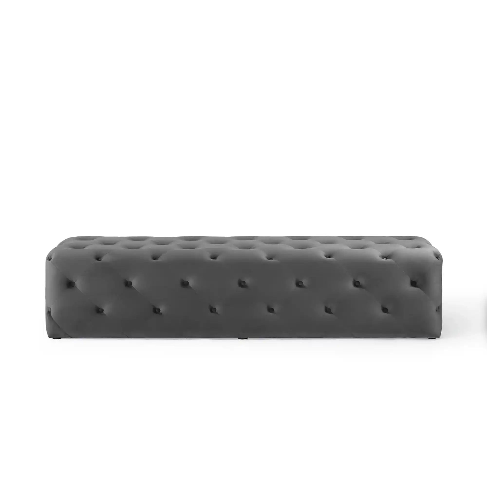 Amour 72" Tufted Button Entryway Performance Velvet Bench by Modway - Best Buy Furniture