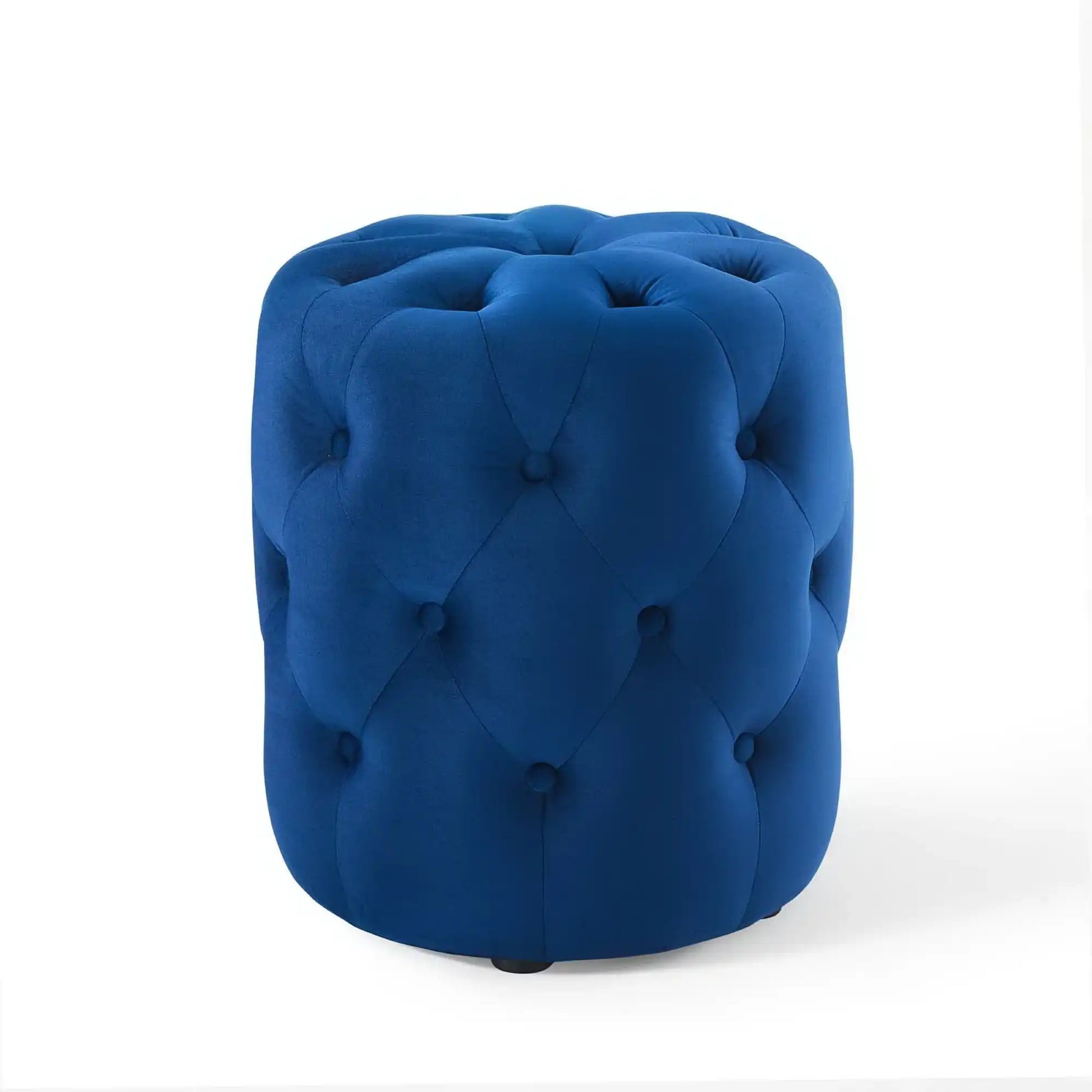 Amour Tufted Button Round Performance Velvet Ottoman by Modway - Best Buy Furniture