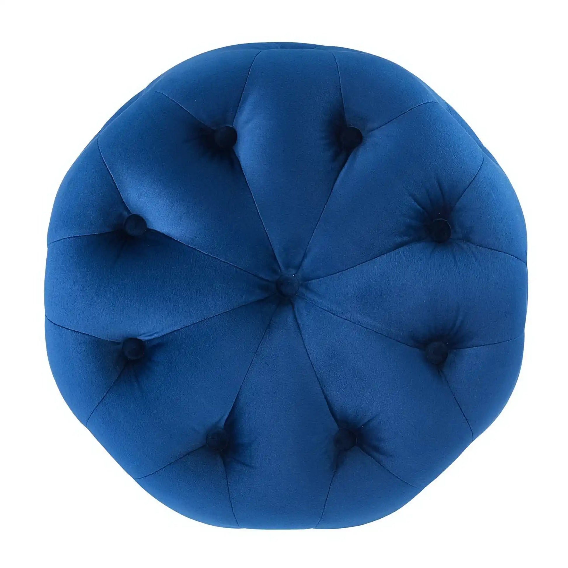 Amour Tufted Button Round Performance Velvet Ottoman by Modway - Best Buy Furniture