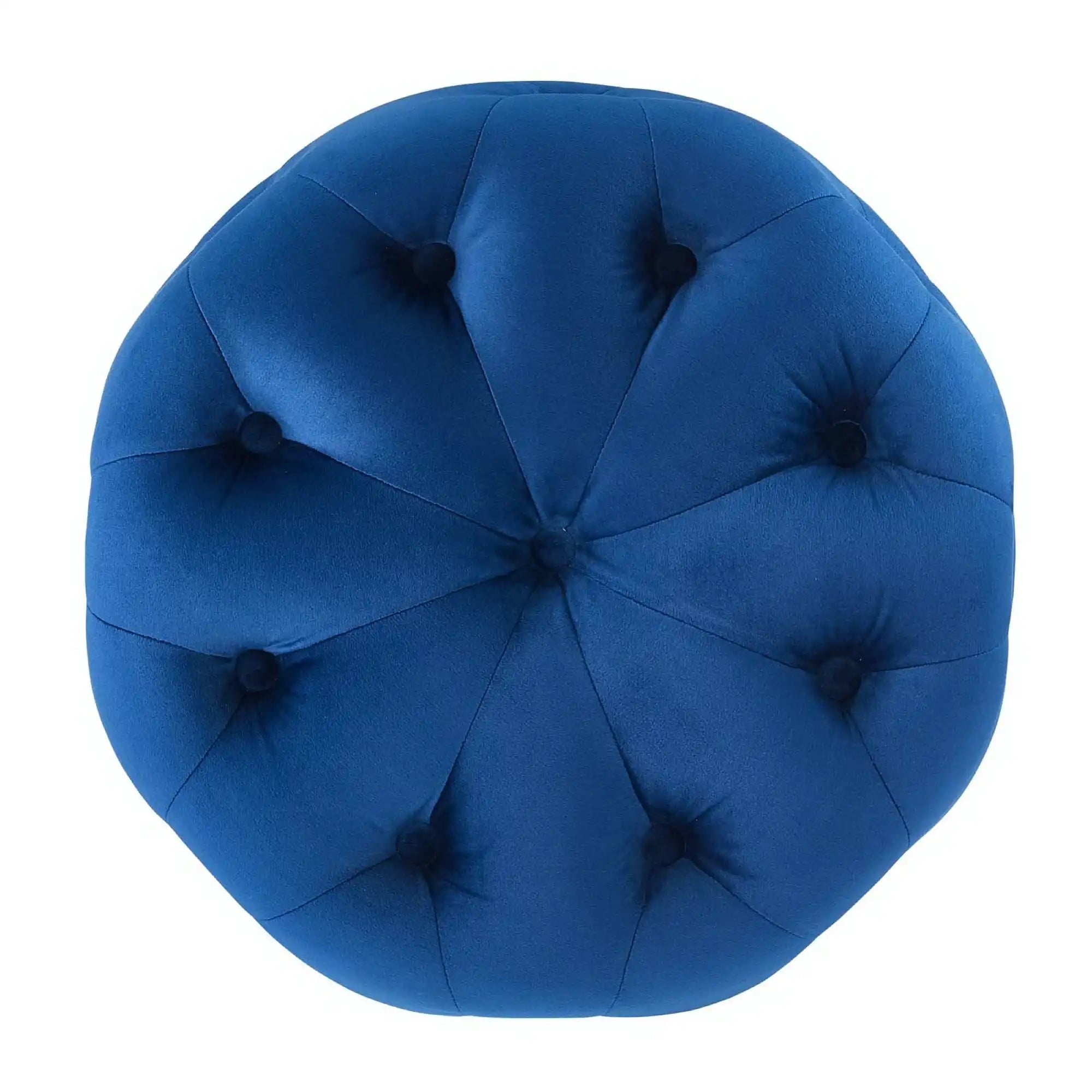 Amour Tufted Button Round Performance Velvet Ottoman by Modway - Best Buy Furniture