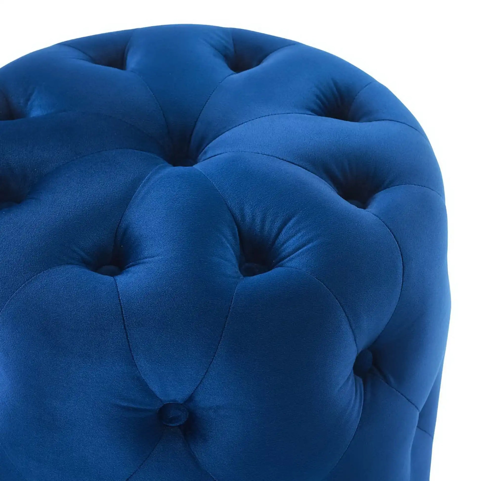 Amour Tufted Button Round Performance Velvet Ottoman by Modway - Best Buy Furniture