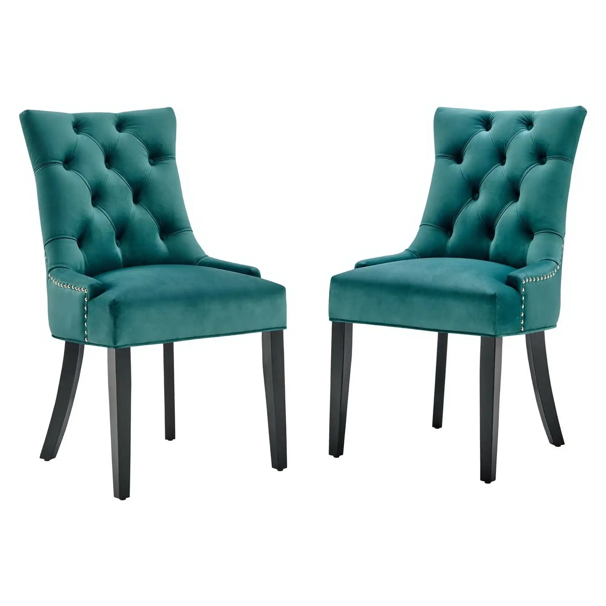 Regent Tufted Performance Velvet Dining Side Chairs Set of 2 by Modway - Best Buy Furniture