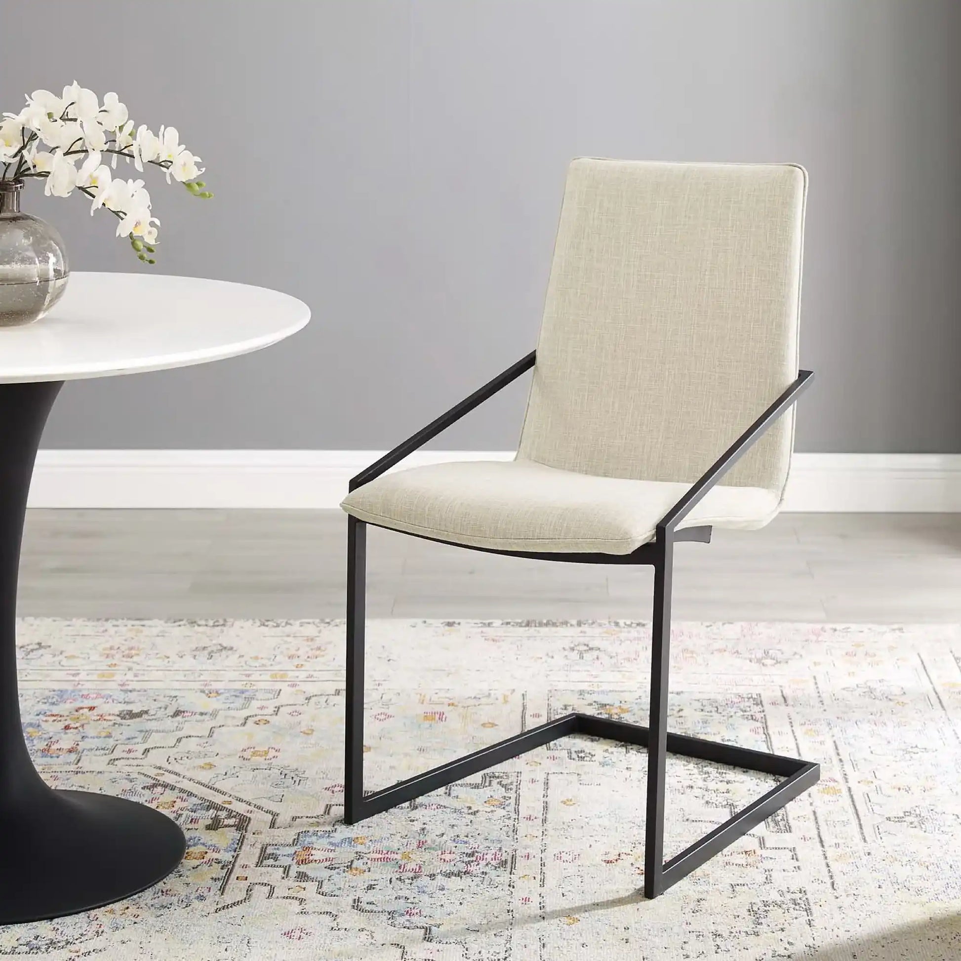 Pitch Upholstered Fabric Dining Armchair by Modway - Best Buy Furniture