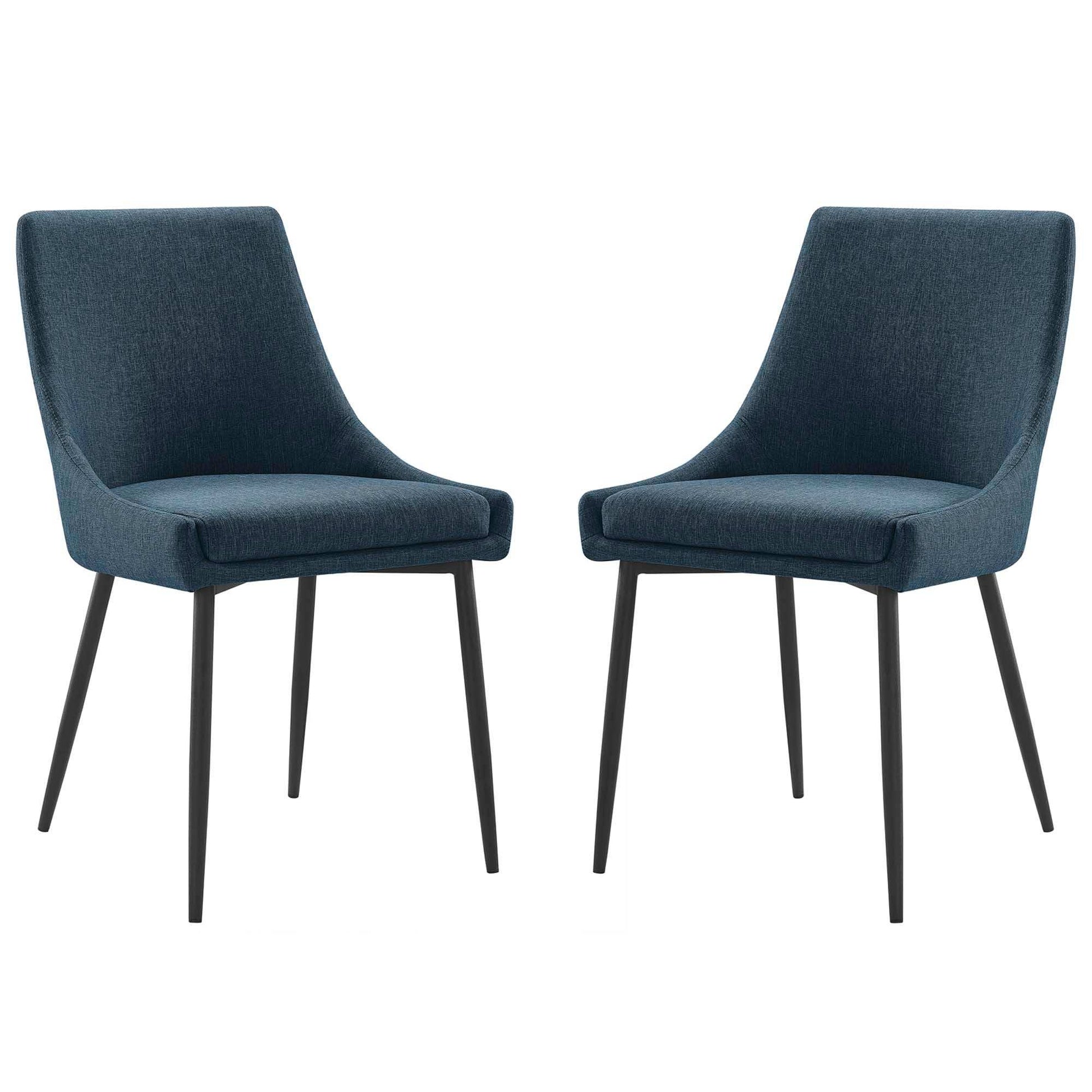 Viscount Upholstered Fabric Dining Chairs Set of 2 by Modway - Best Buy Furniture
