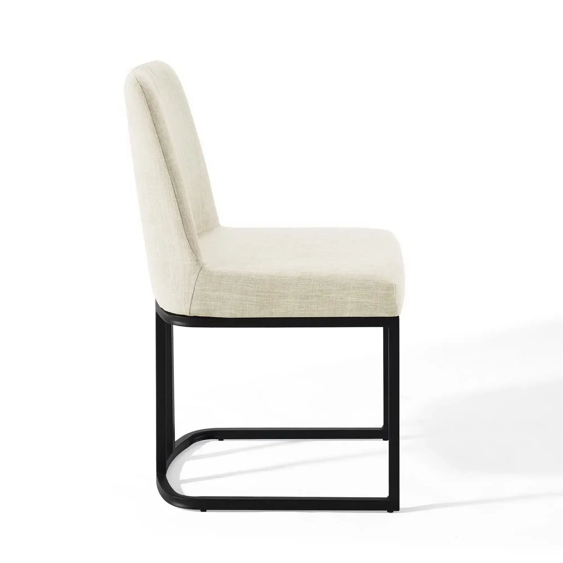 Amplify Sled Base Upholstered Fabric Dining Side Chair by Modway - Best Buy Furniture