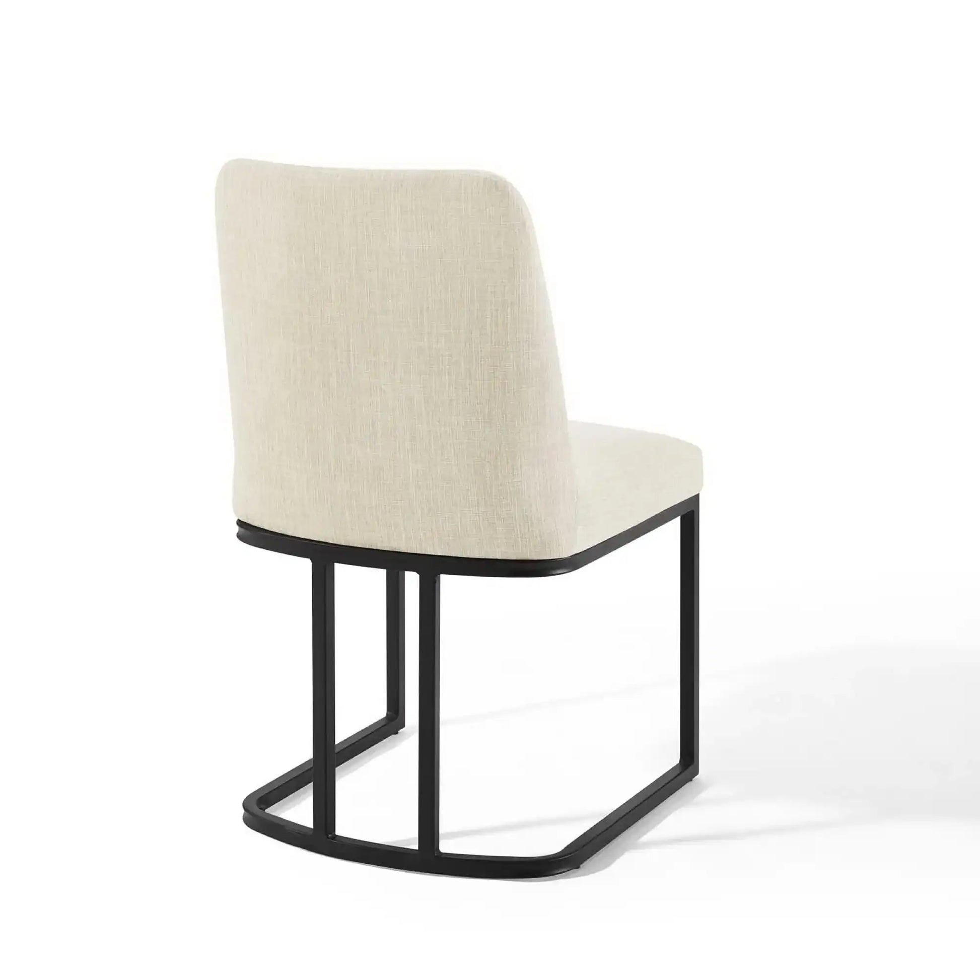 Amplify Sled Base Upholstered Fabric Dining Side Chair by Modway - Best Buy Furniture