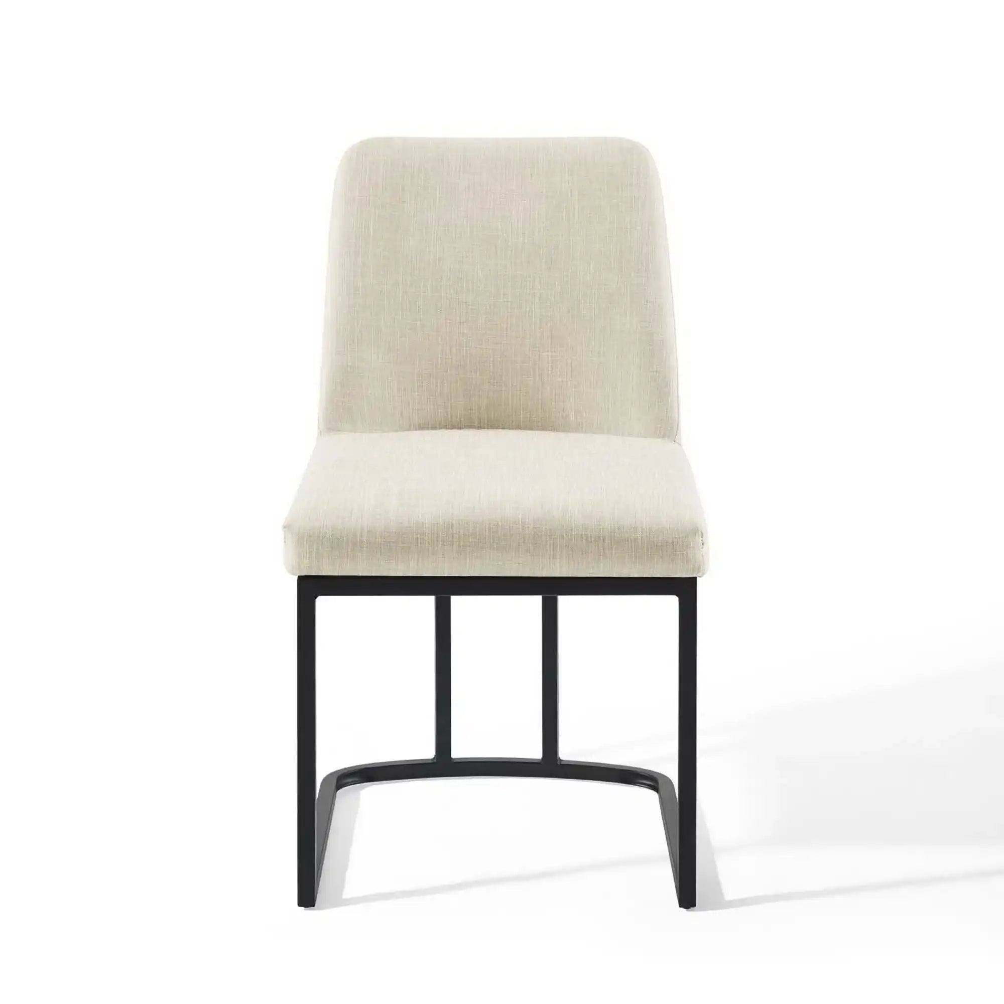 Amplify Sled Base Upholstered Fabric Dining Side Chair by Modway - Best Buy Furniture