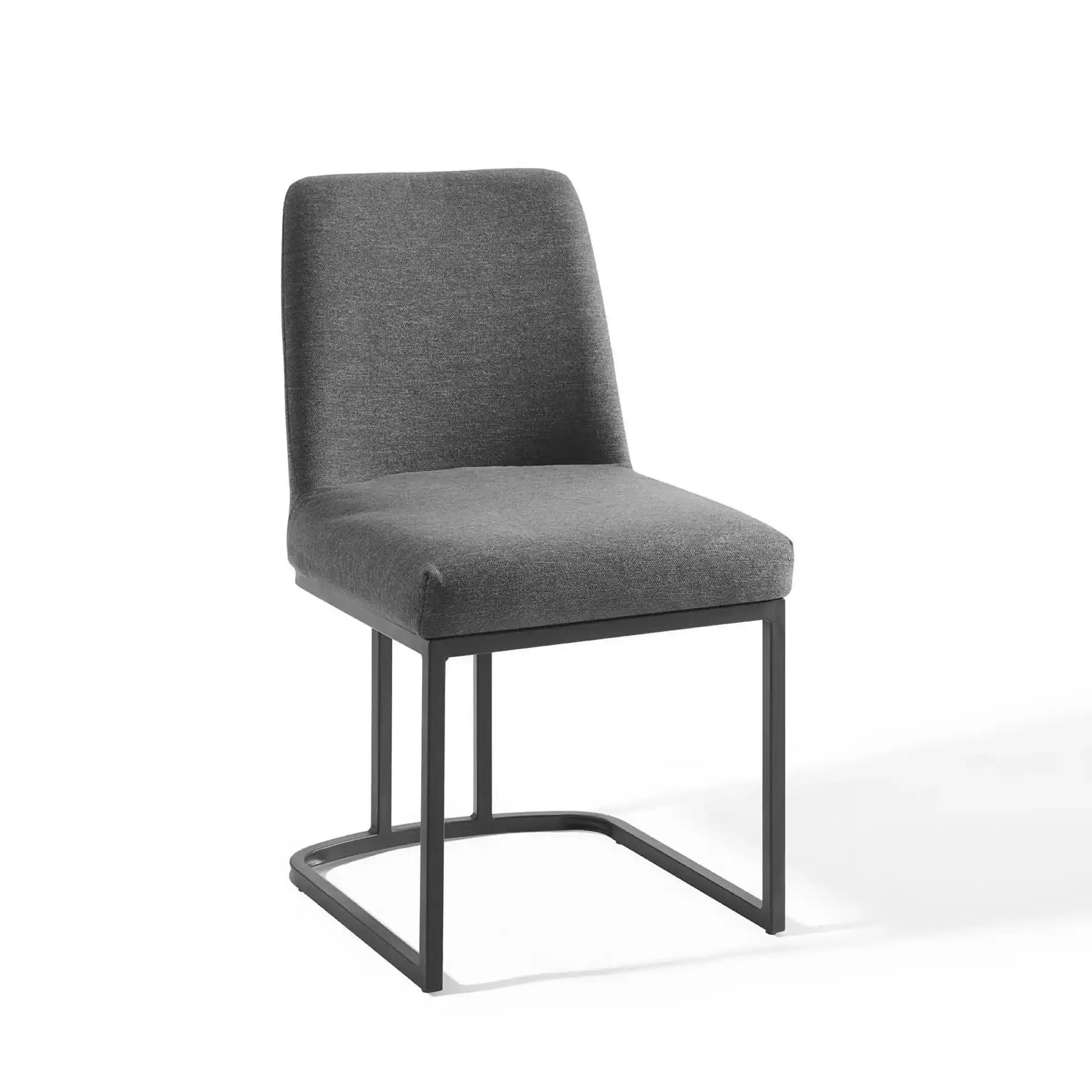 Amplify Sled Base Upholstered Fabric Dining Side Chair by Modway - Best Buy Furniture