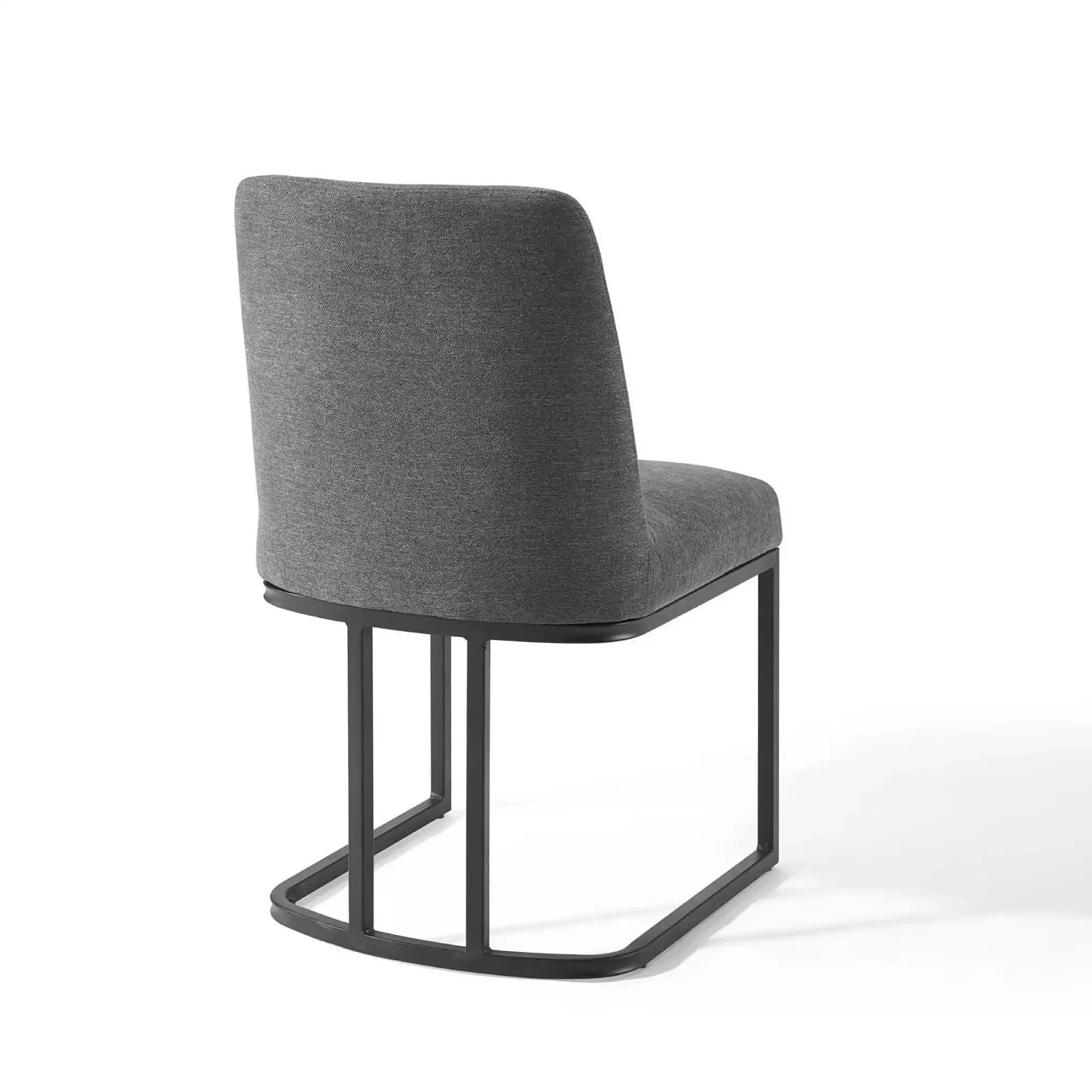 Amplify Sled Base Upholstered Fabric Dining Side Chair by Modway - Best Buy Furniture