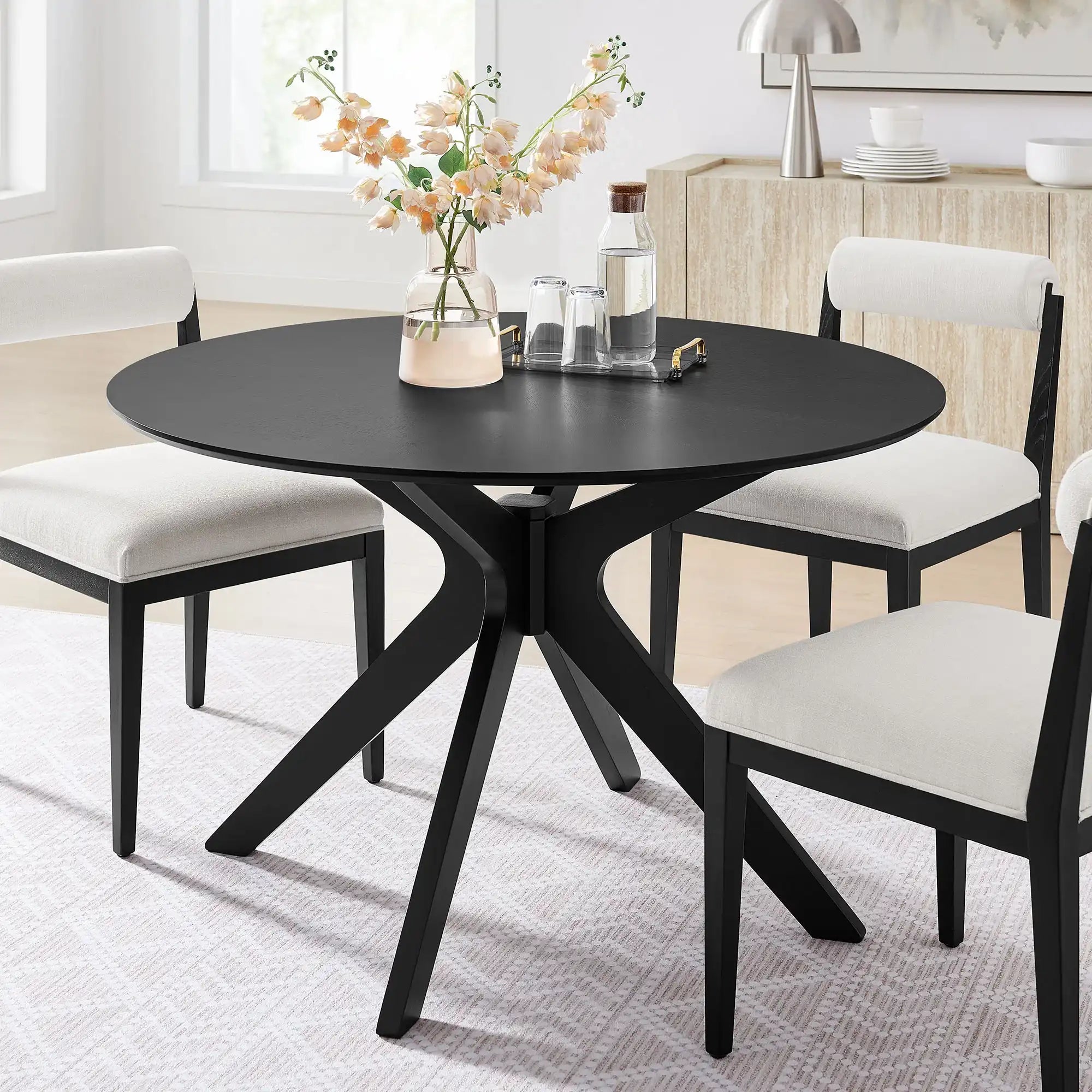 Crossroads 47" Round Wood Dining Table by Modway - Best Buy Furniture