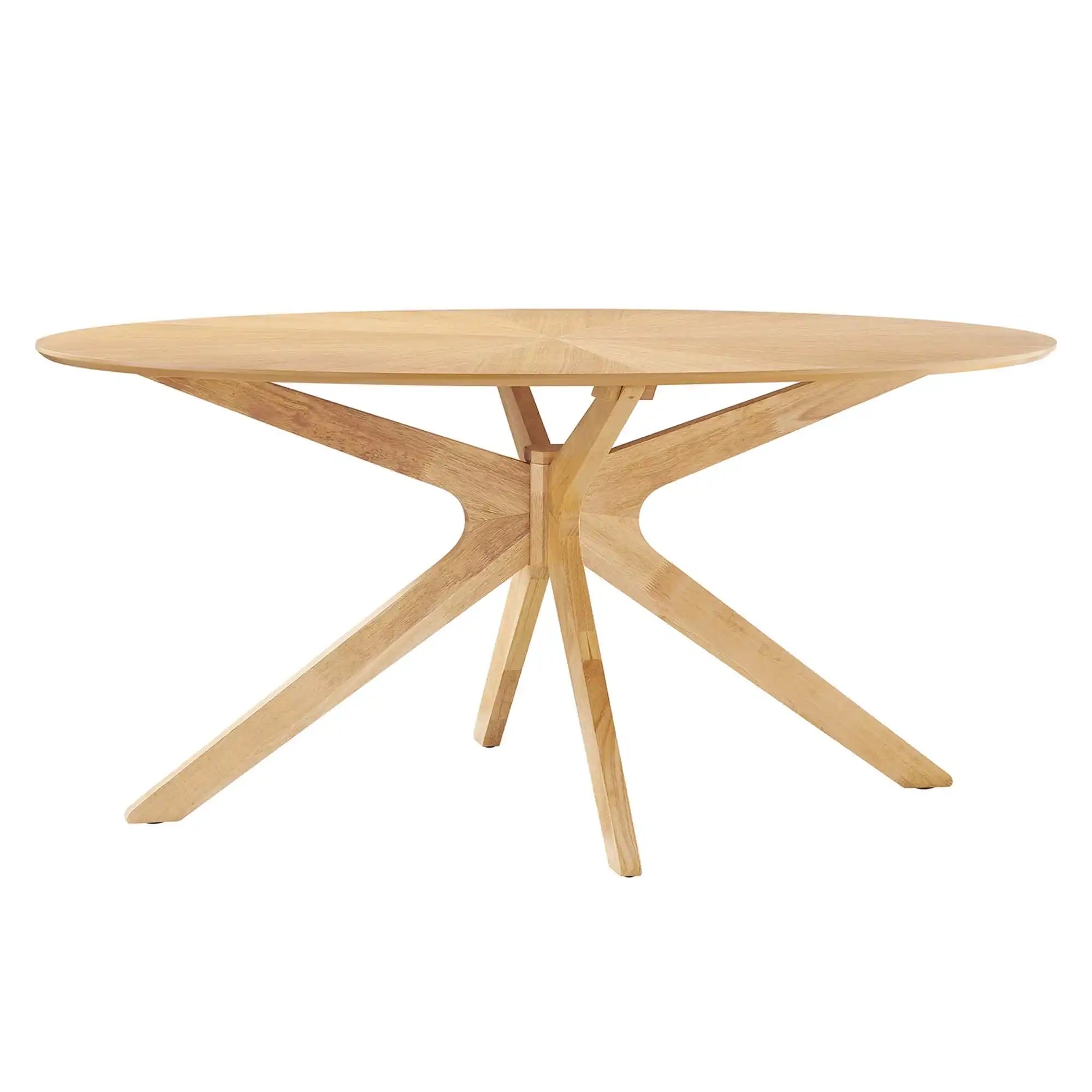 Crossroads 63" Oval Wood Dining Table by Modway - Best Buy Furniture