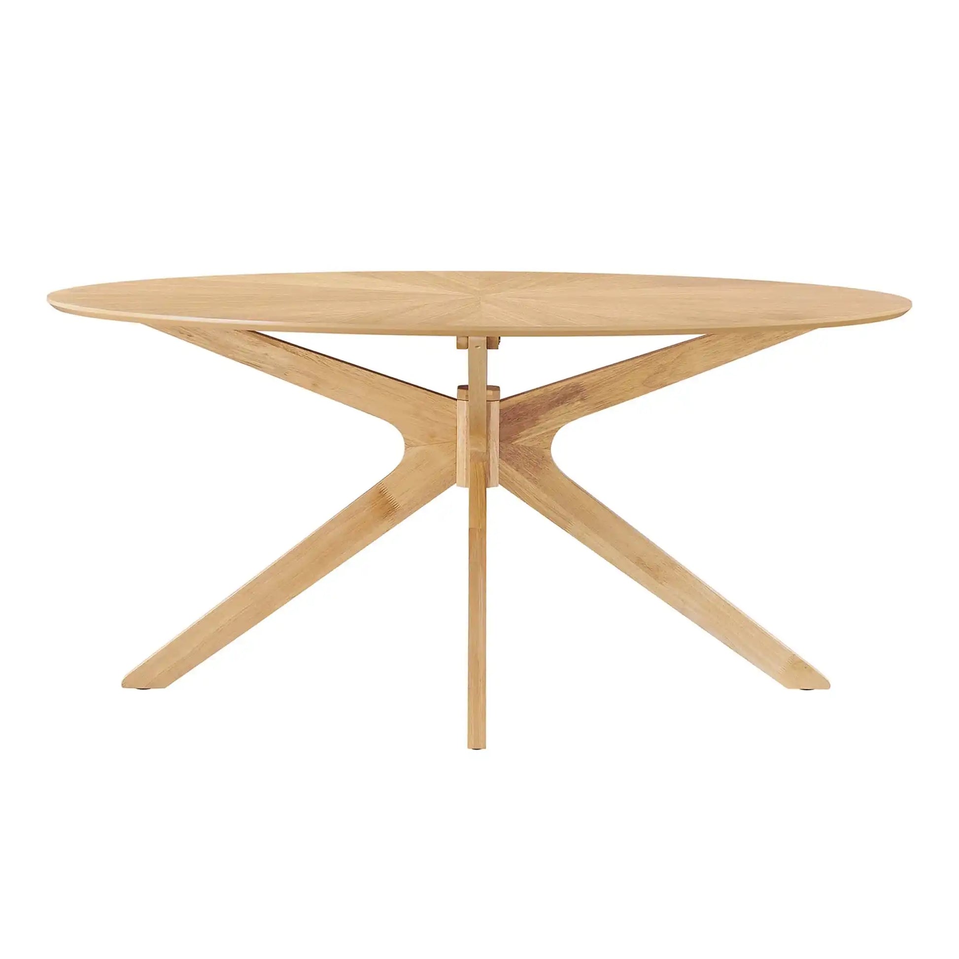 Crossroads 63" Oval Wood Dining Table by Modway - Best Buy Furniture