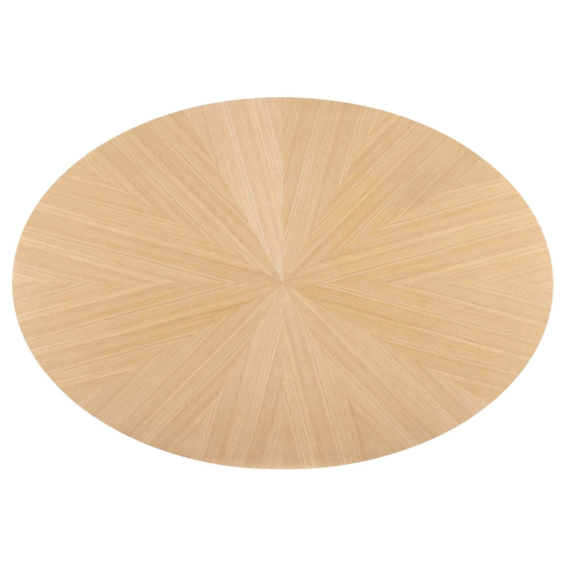 Crossroads 63" Oval Wood Dining Table by Modway - Best Buy Furniture