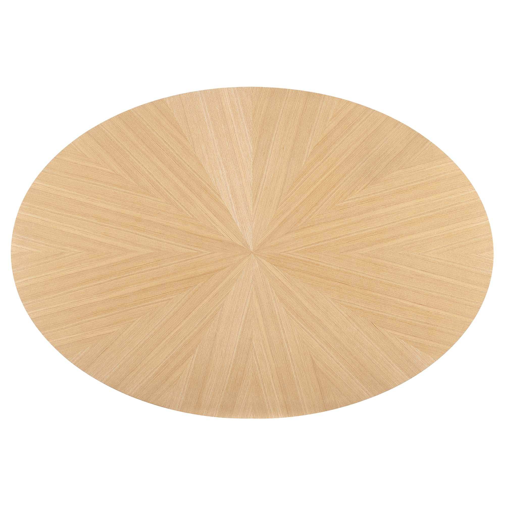 Crossroads 63" Oval Wood Dining Table by Modway - Best Buy Furniture