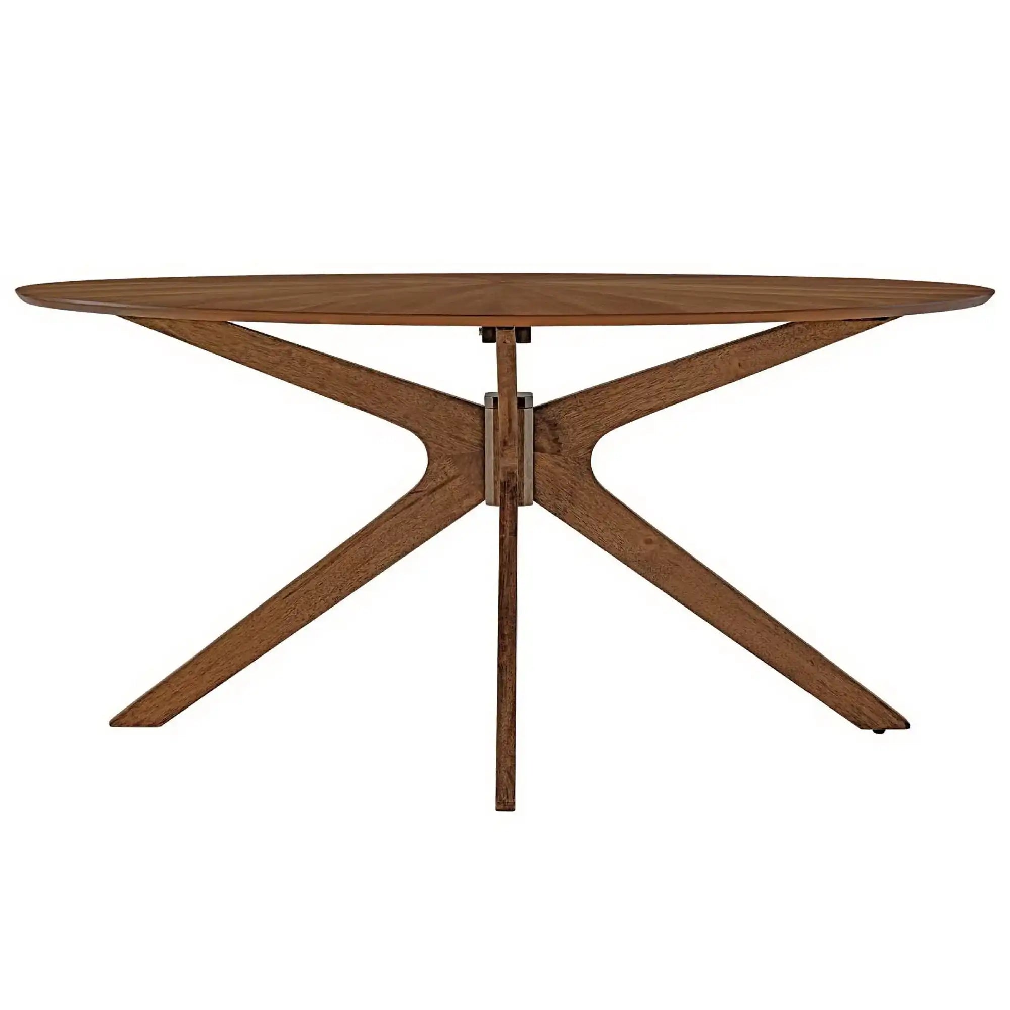 Crossroads 63" Oval Wood Dining Table by Modway - Best Buy Furniture