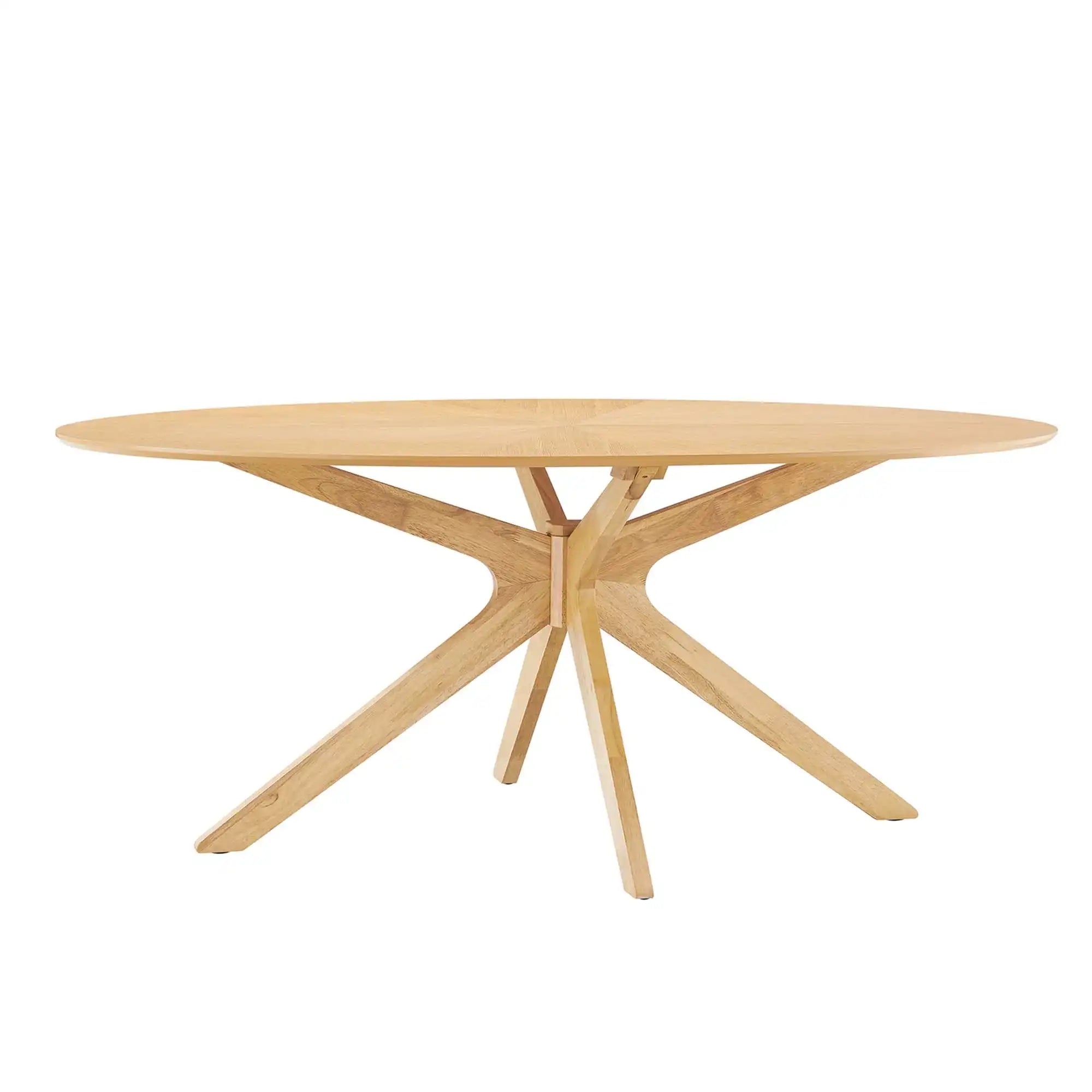 Crossroads 71" Oval Wood Dining Table by Modway - Best Buy Furniture