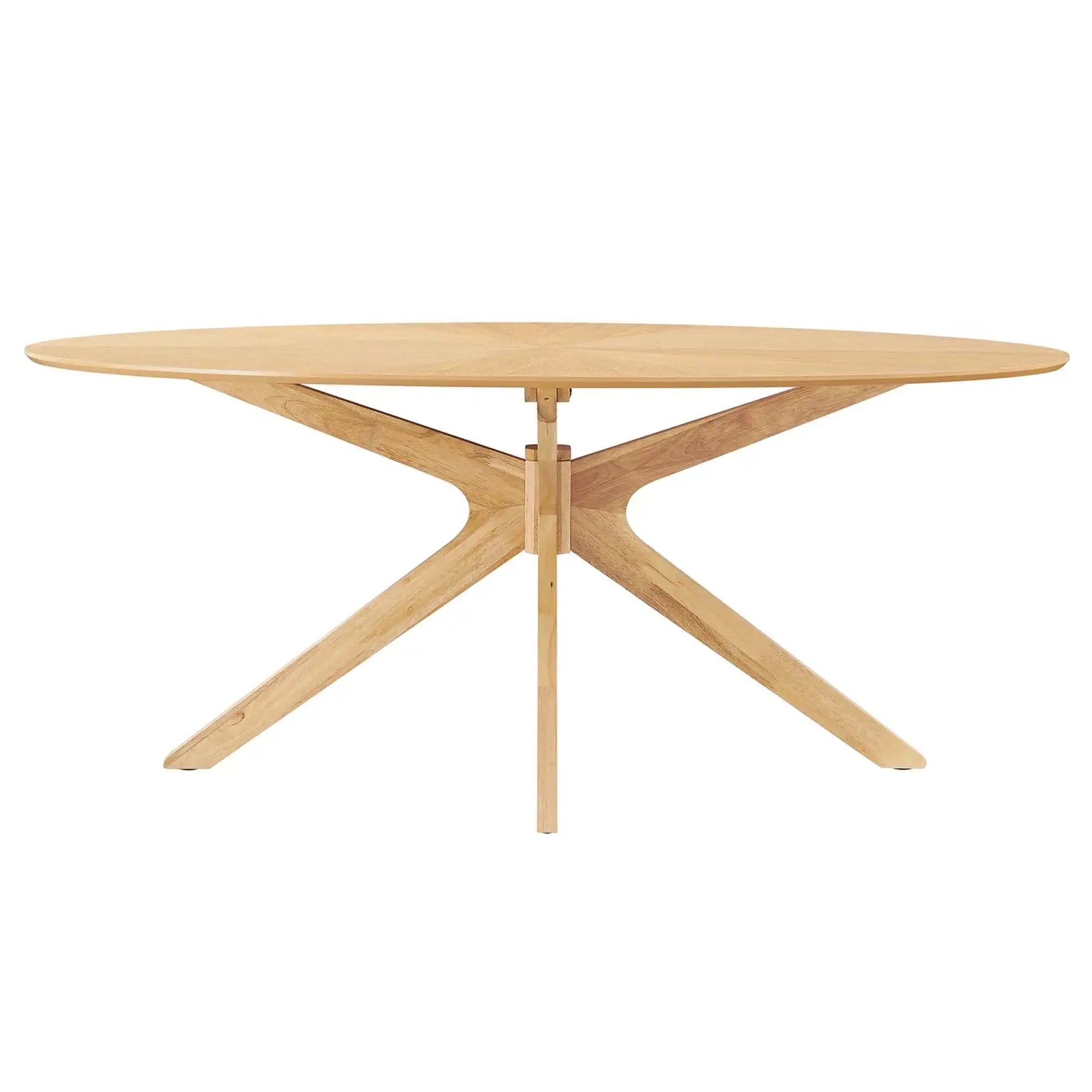 Crossroads 71" Oval Wood Dining Table by Modway - Best Buy Furniture