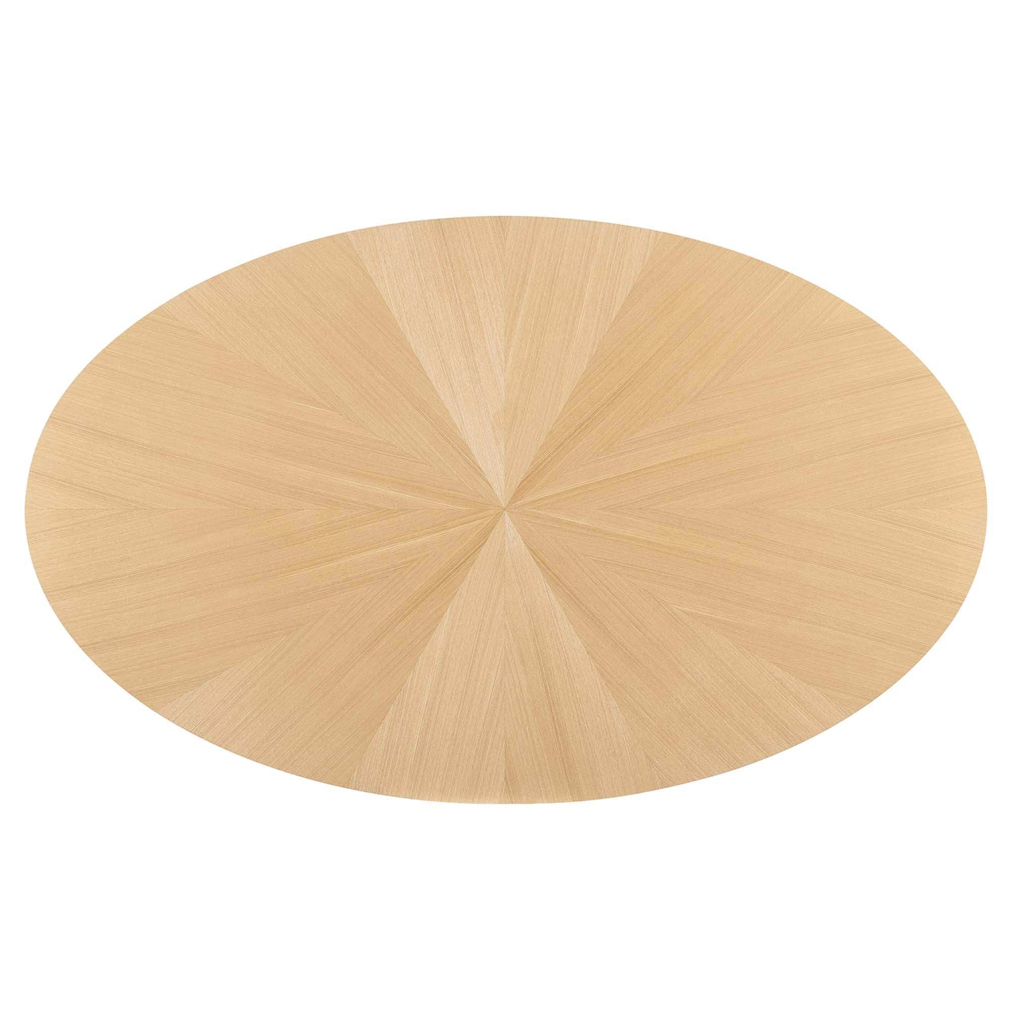 Crossroads 71" Oval Wood Dining Table by Modway - Best Buy Furniture