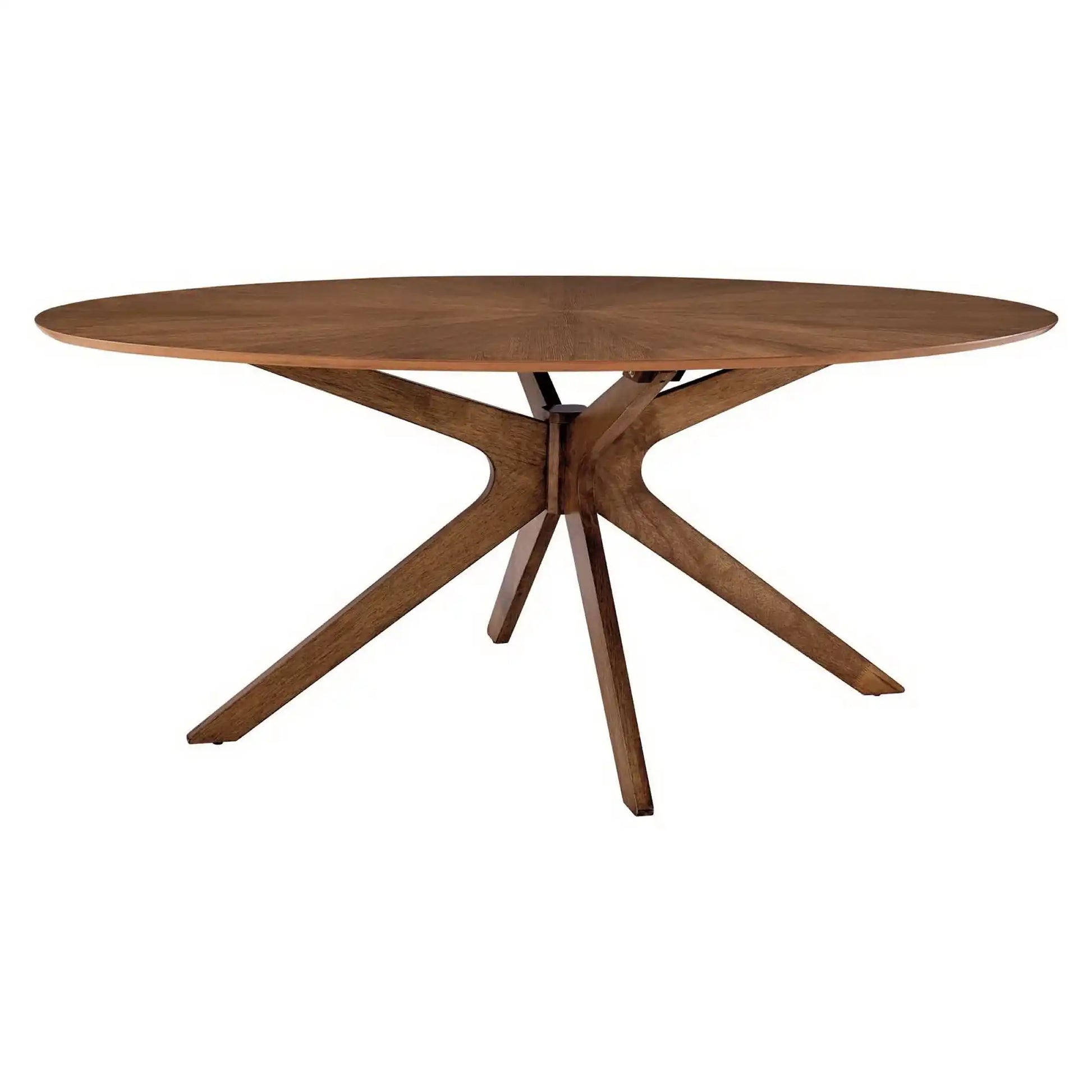 Crossroads 71" Oval Wood Dining Table by Modway - Best Buy Furniture