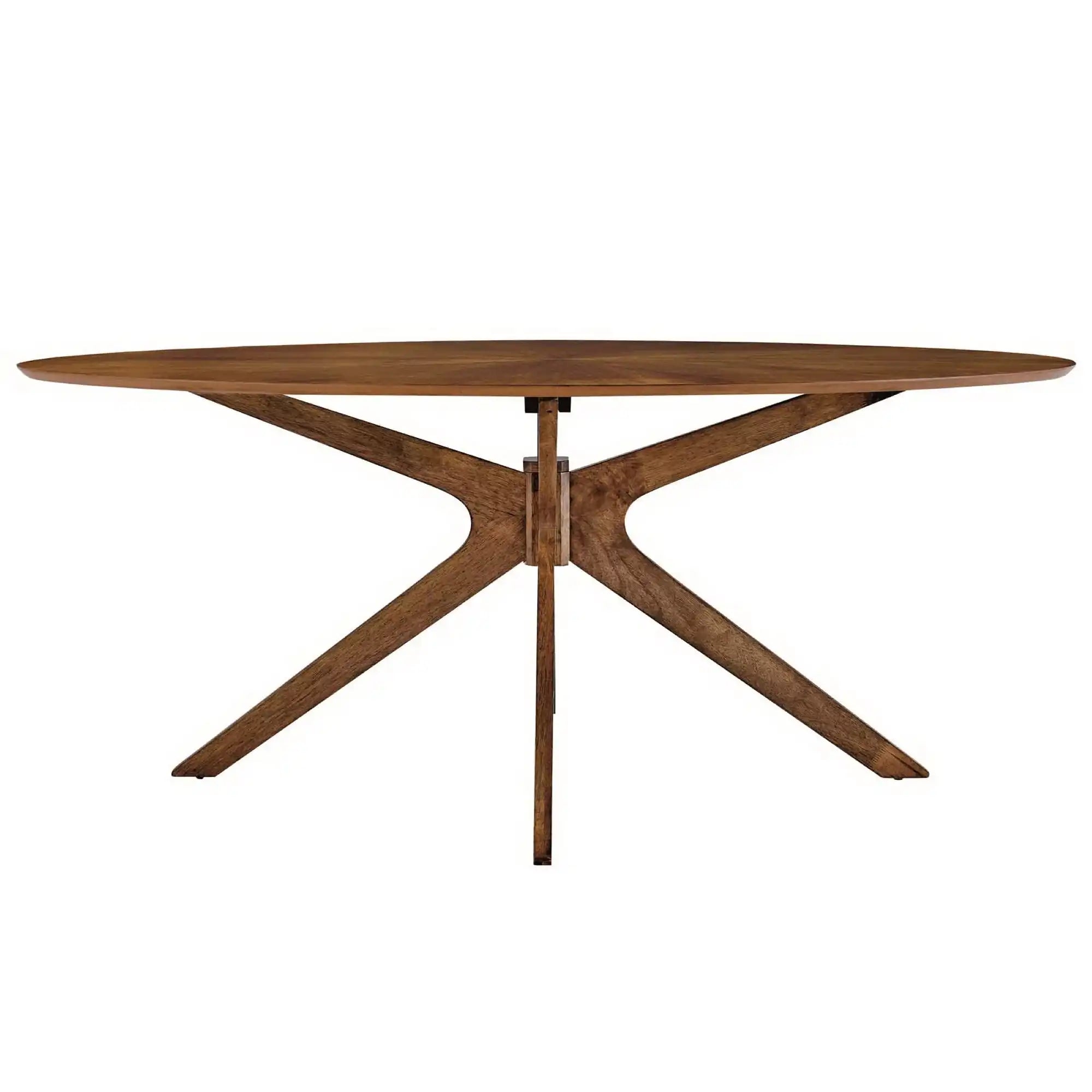 Crossroads 71" Oval Wood Dining Table by Modway - Best Buy Furniture