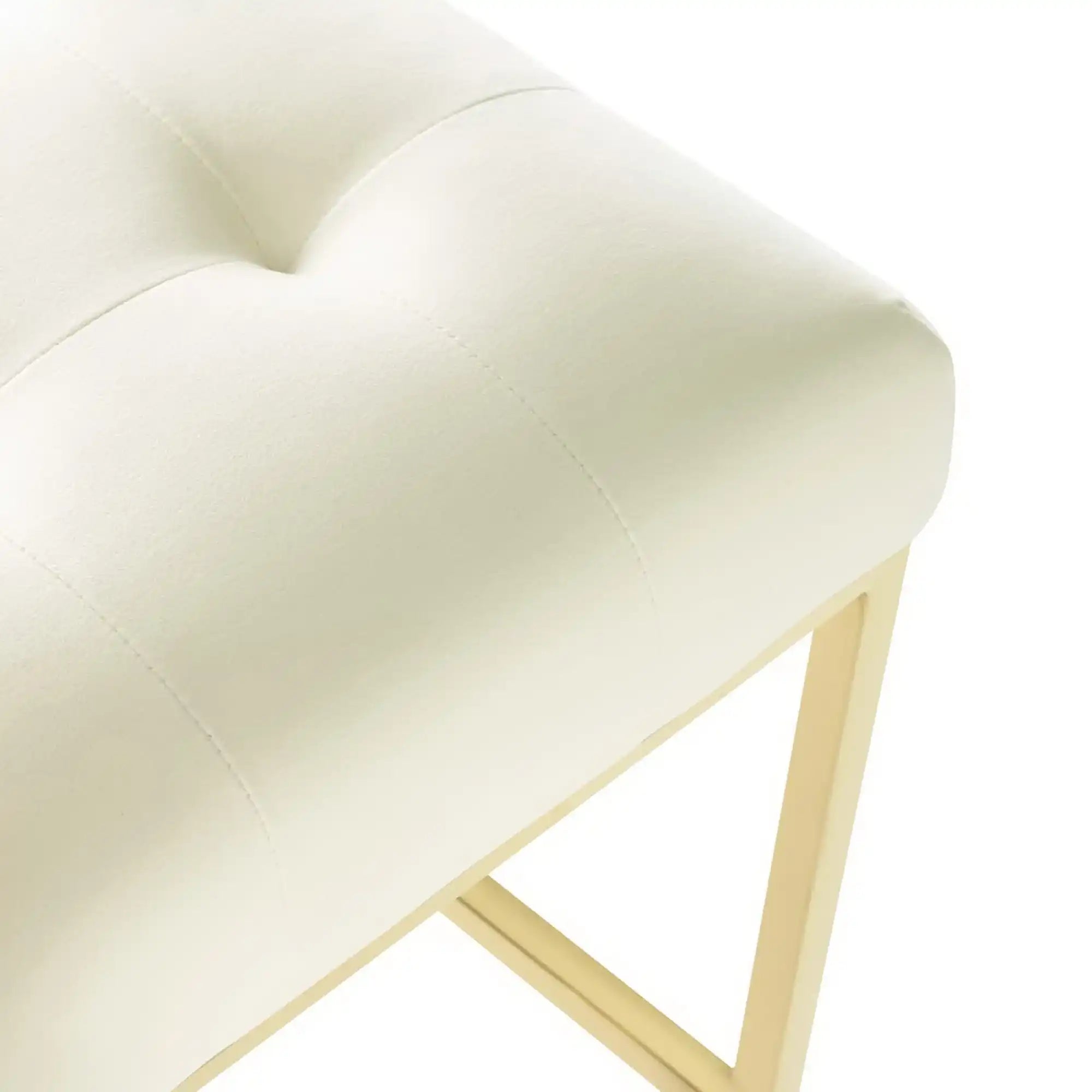 Privy Gold Stainless Steel Performance Velvet Counter Stool by Modway - Best Buy Furniture