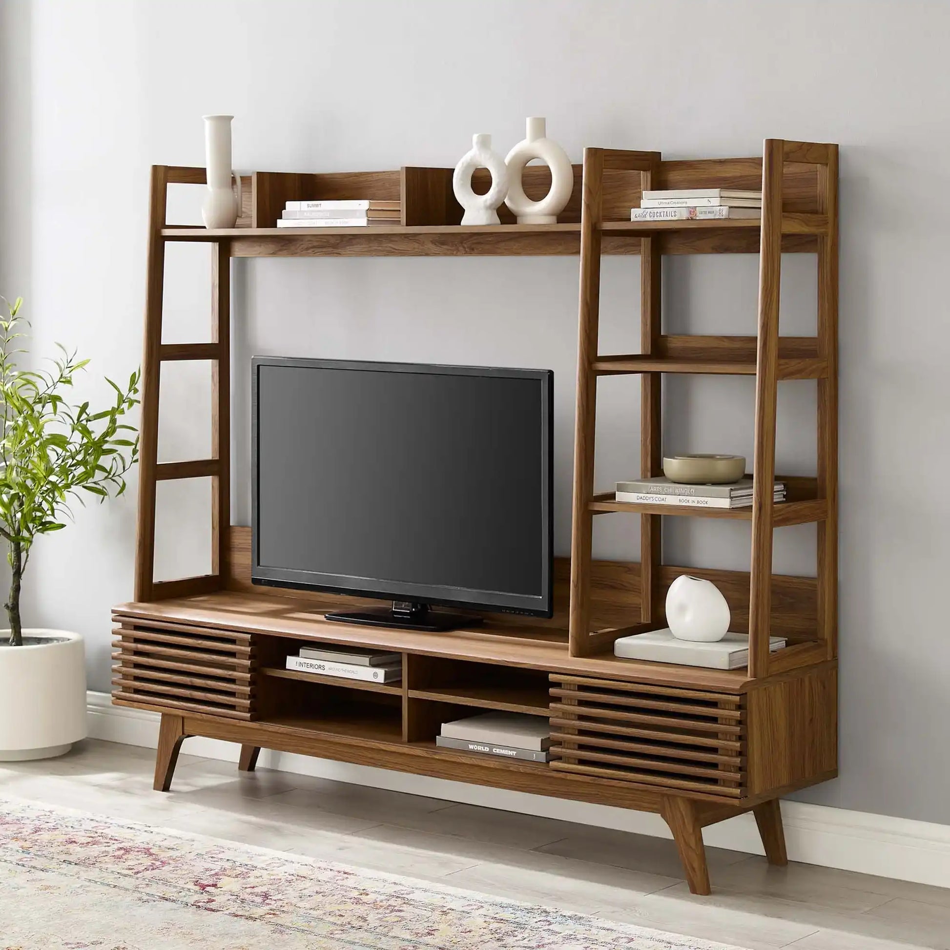 Render TV Stand Entertainment Center by Modway - Best Buy Furniture