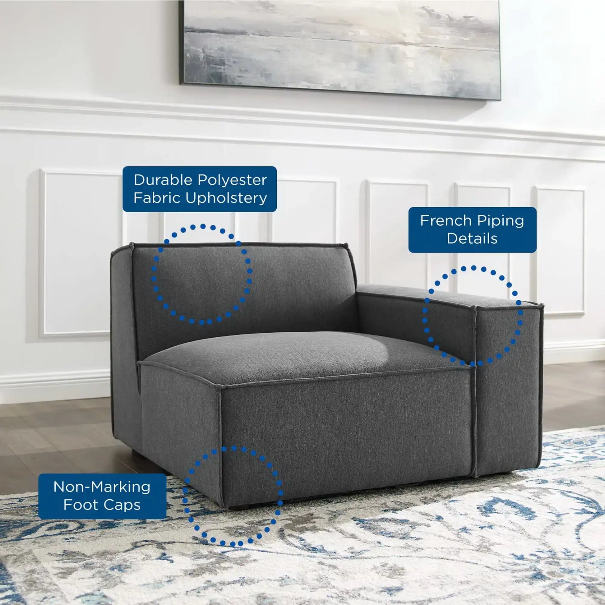 Restore Right-Arm Sectional Sofa Chair by Modway - Best Buy Furniture