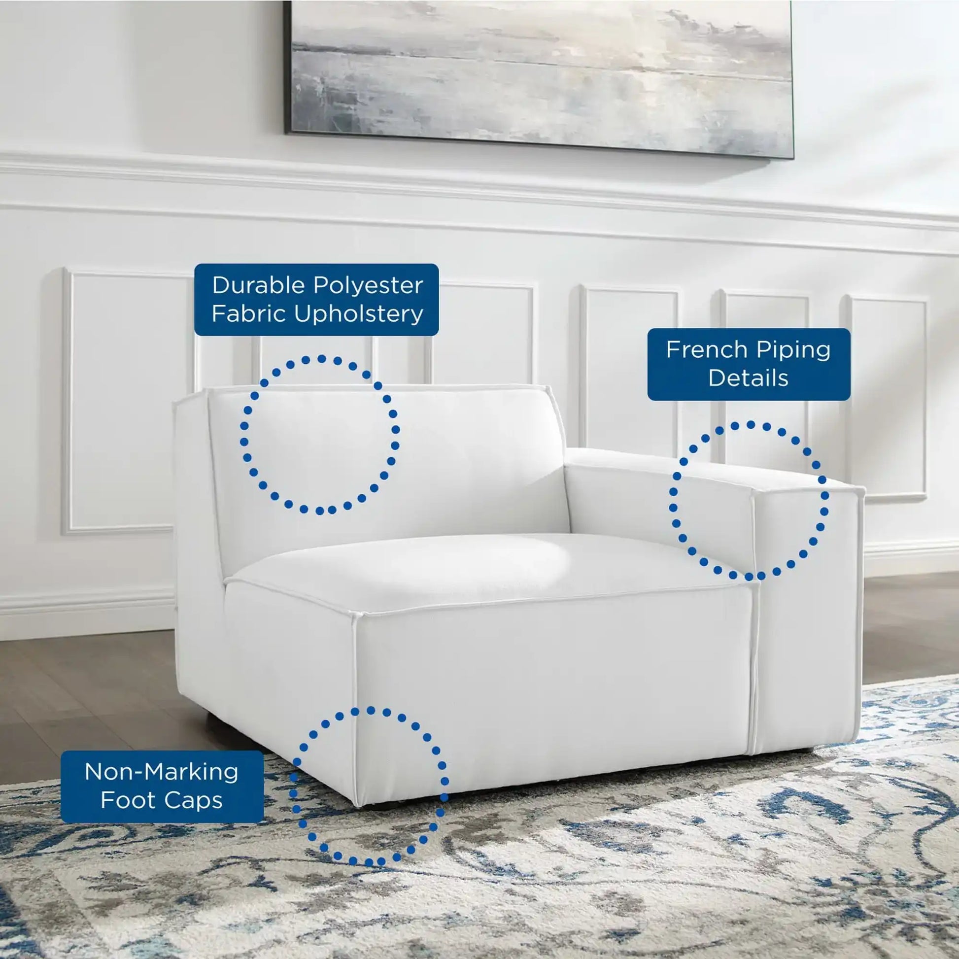 Restore Right-Arm Sectional Sofa Chair by Modway - Best Buy Furniture