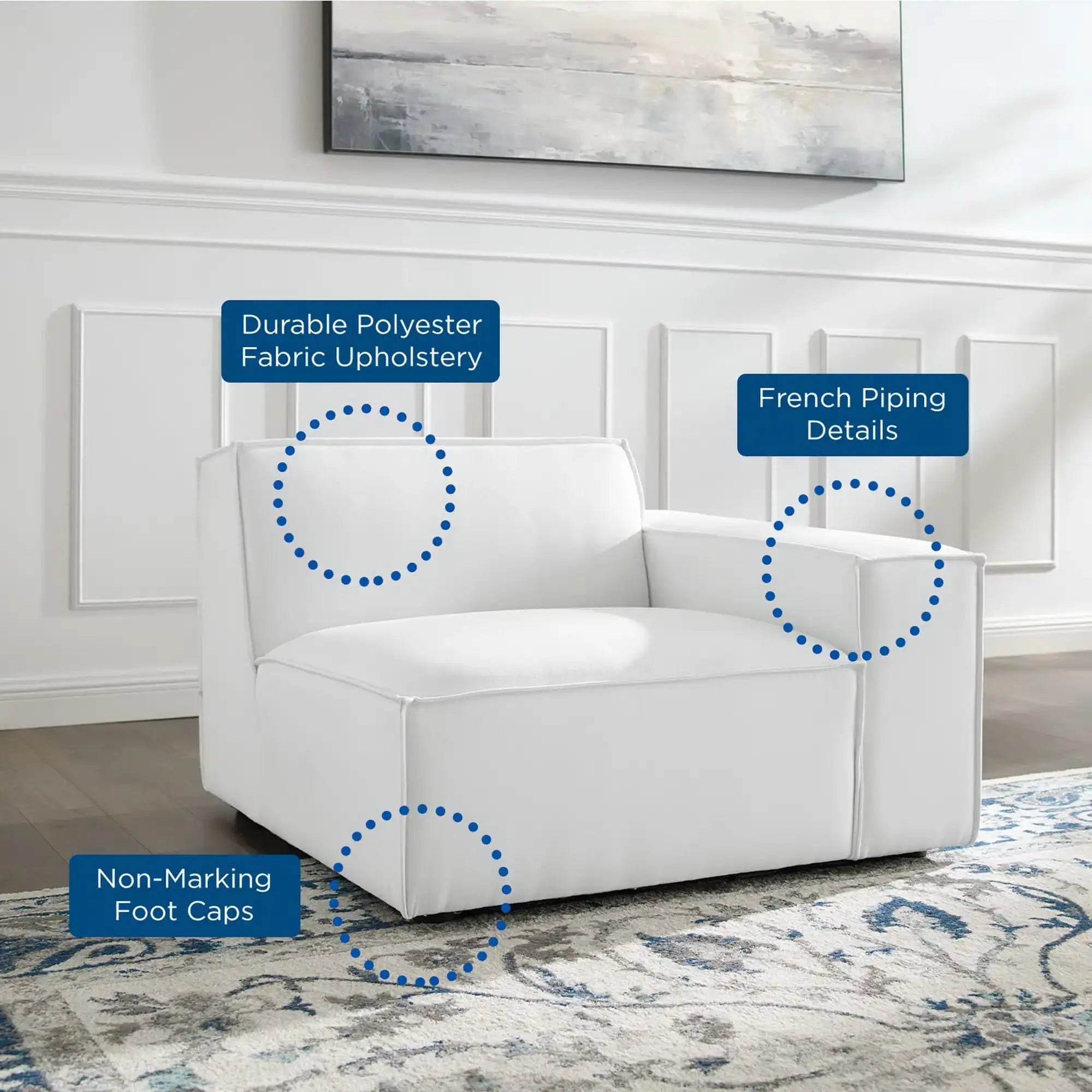 Restore Right-Arm Sectional Sofa Chair by Modway - Best Buy Furniture