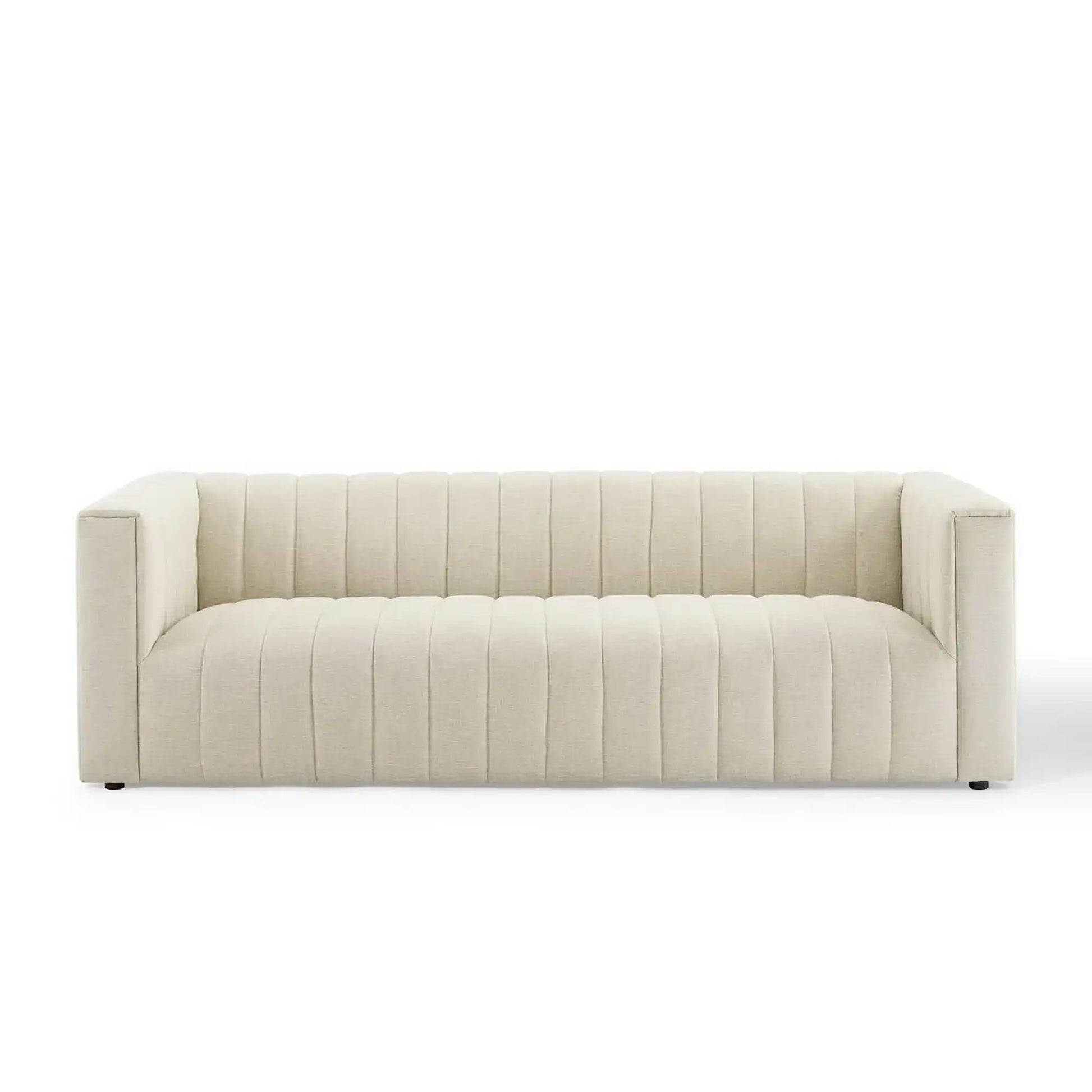 Reflection Channel Tufted Upholstered Fabric Sofa by Modway - Best Buy Furniture