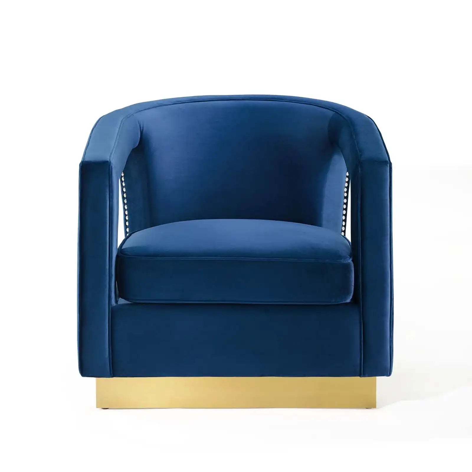 Frolick Performance Velvet Armchair - Best Buy Furniture