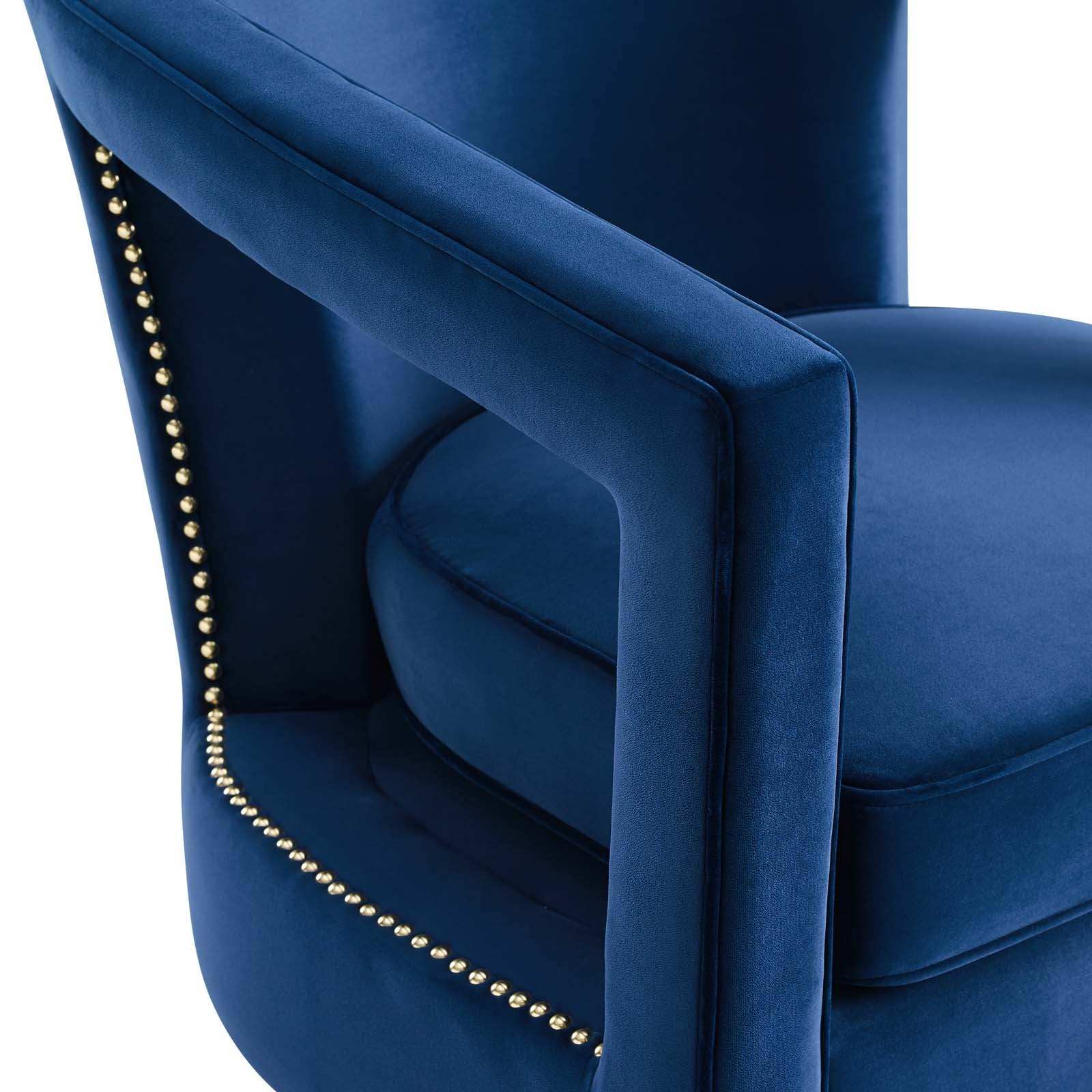 Frolick Performance Velvet Armchair - Best Buy Furniture