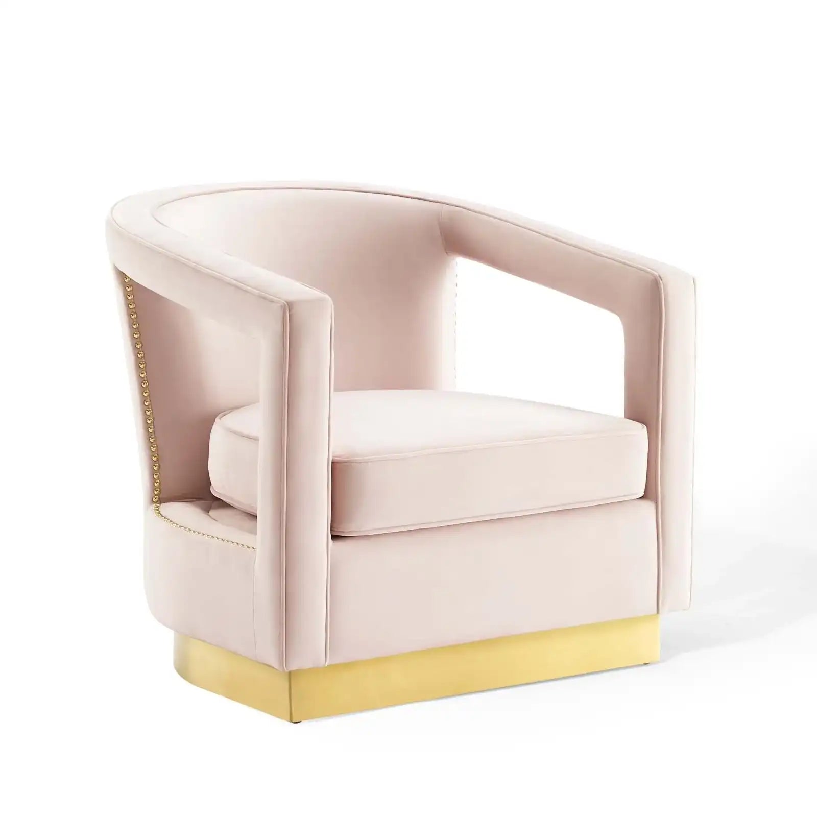 Frolick Performance Velvet Armchair - Best Buy Furniture